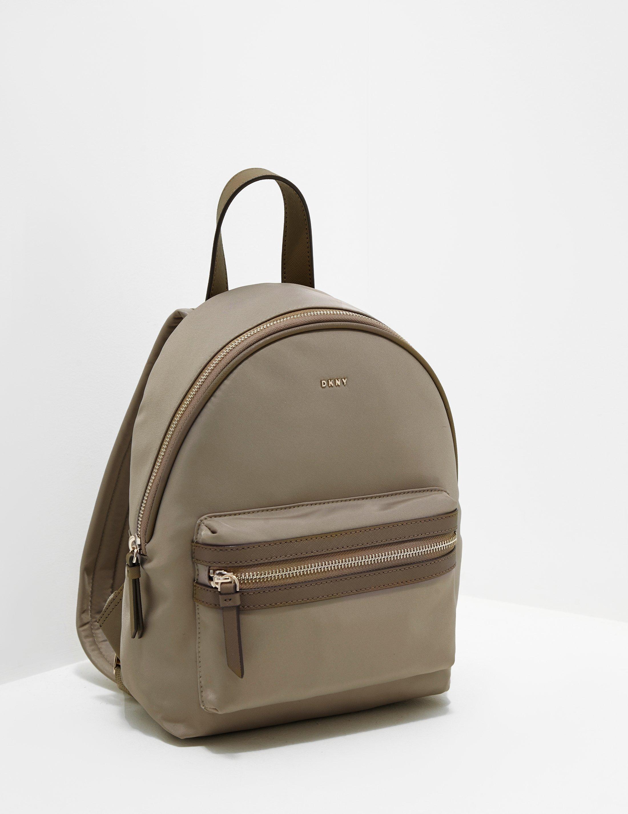 dkny backpack brown