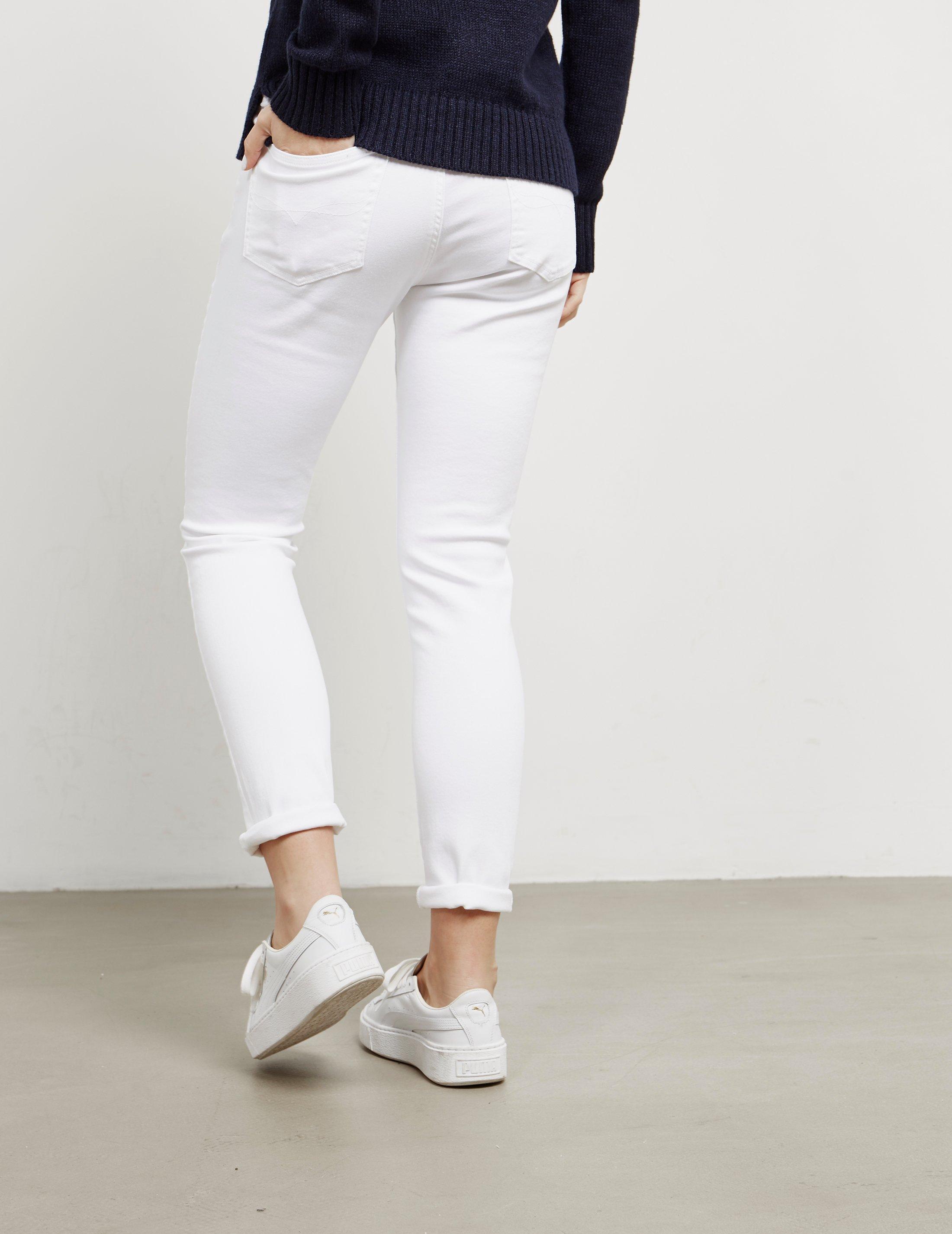 Polo Ralph Lauren Tompkins Skinny Jeans White | Lyst Canada