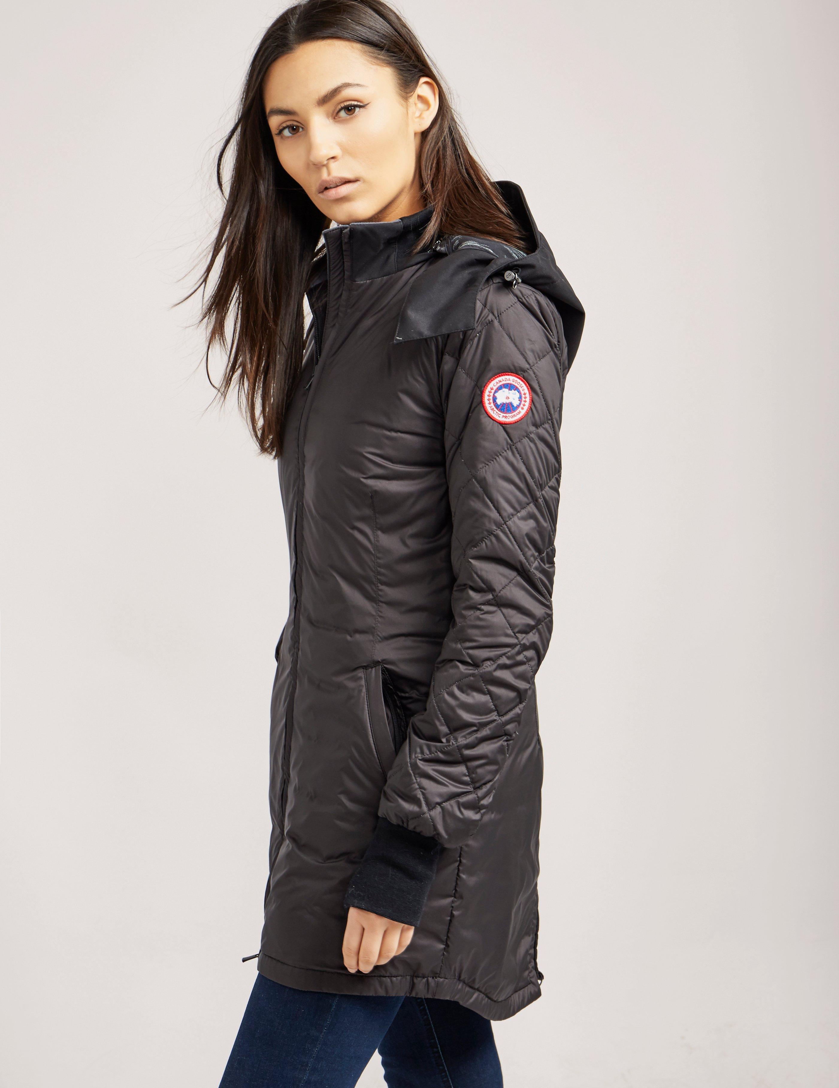 Canada Goose Goose Stellarton Coat in Black | Lyst