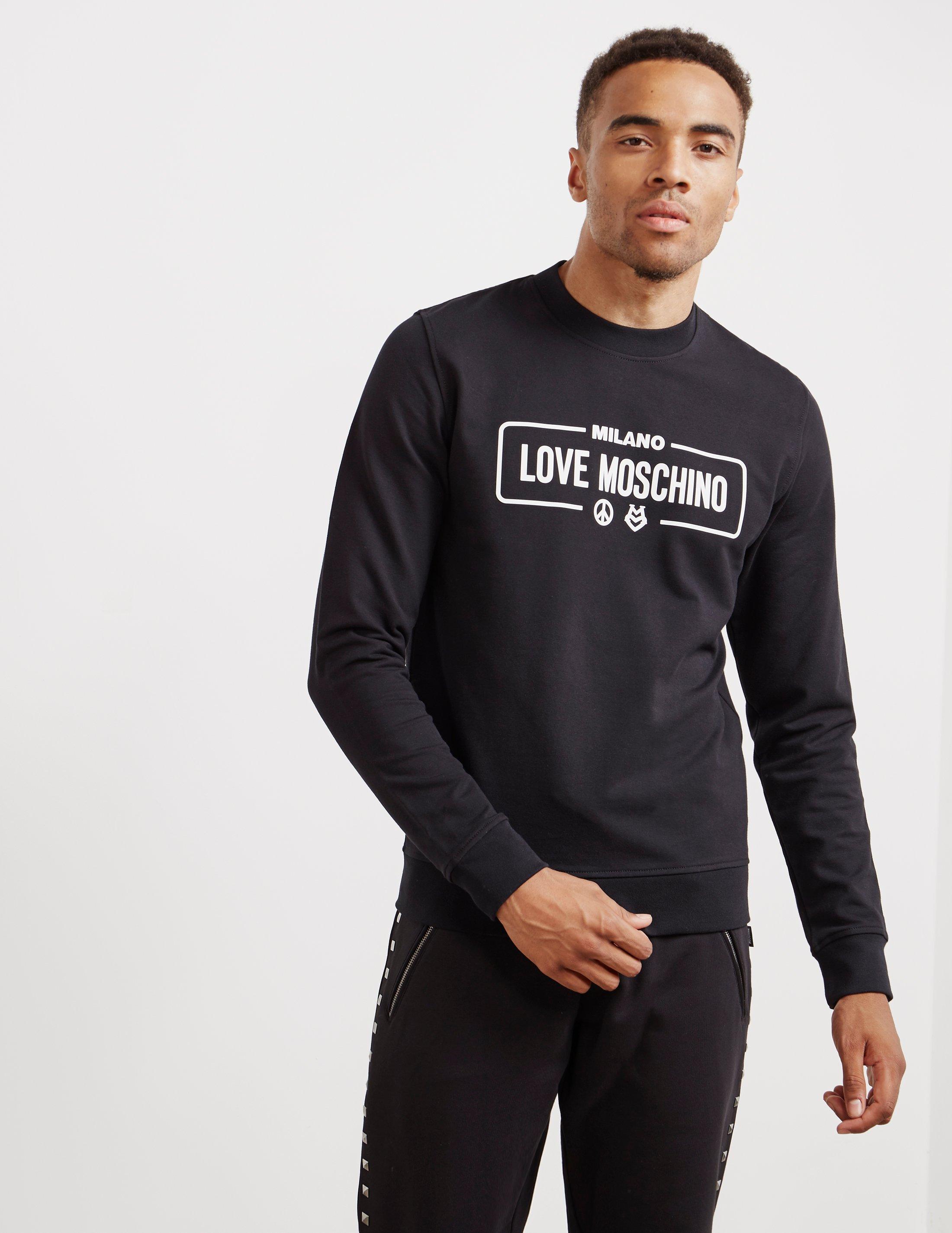 Love Moschino Mens Milano Sweatshirt 