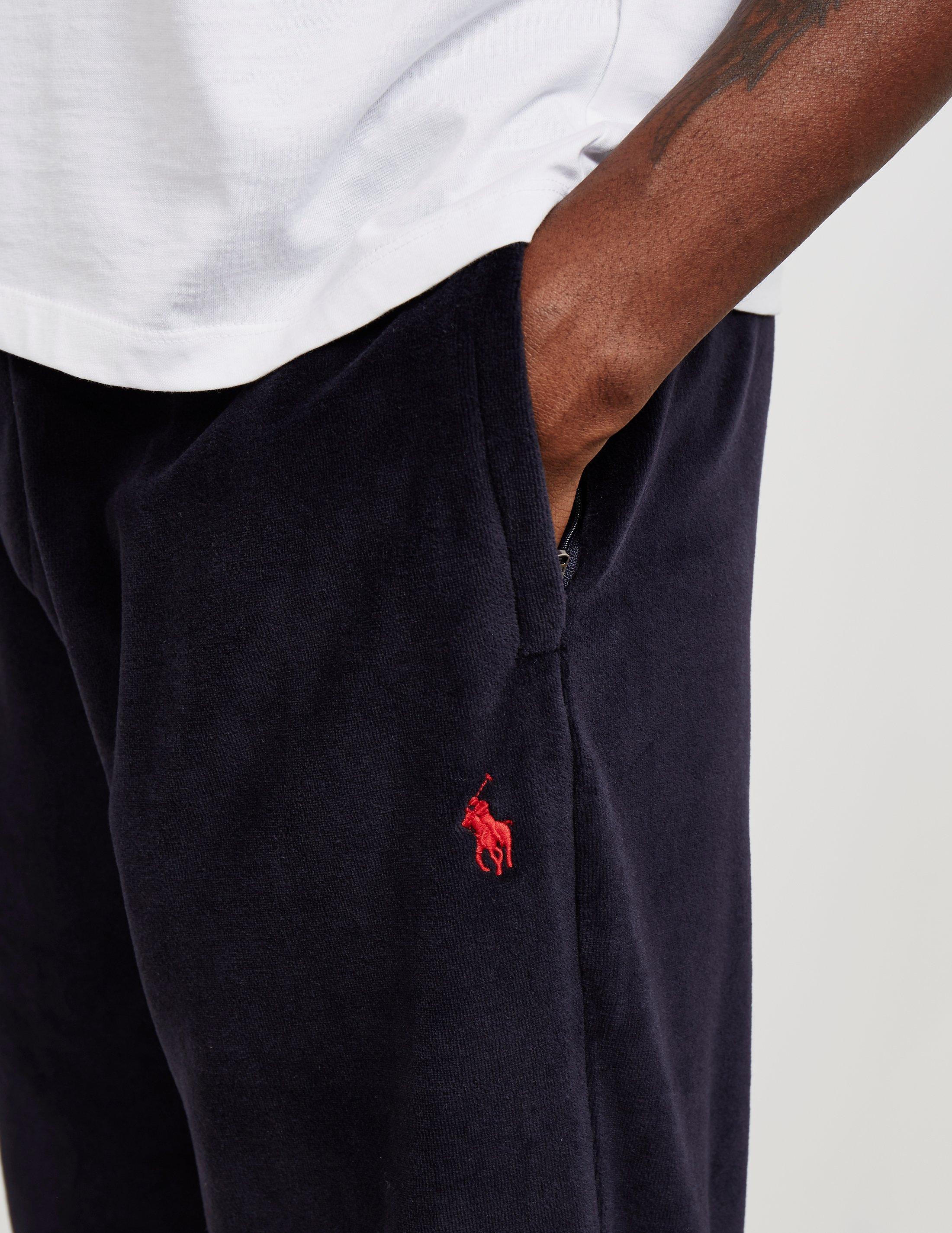 ralph lauren velour joggers