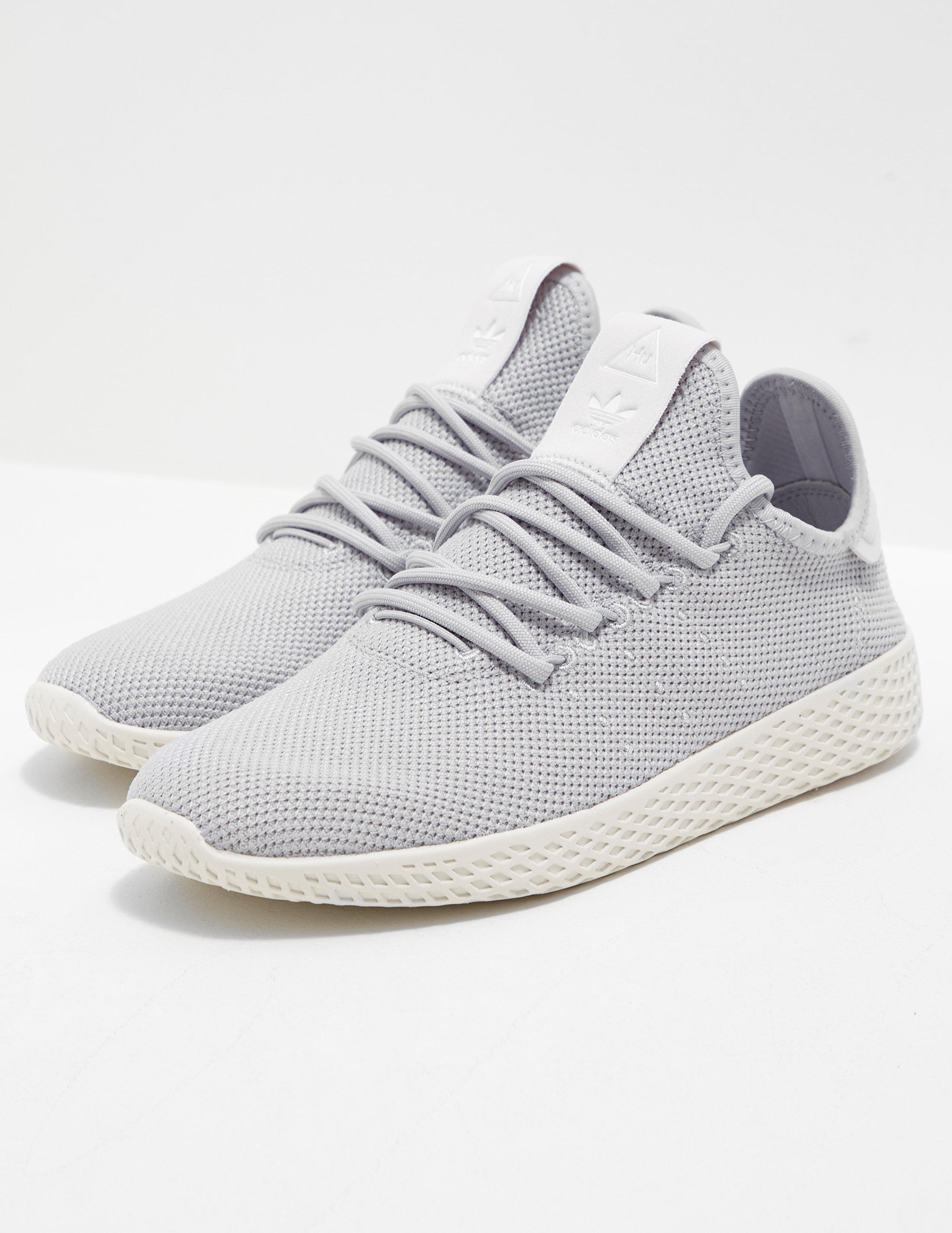 adidas Originals Lace Womens Pharrell Williams Tennis Hu Trainers Women's  Grey in Gray - Lyst