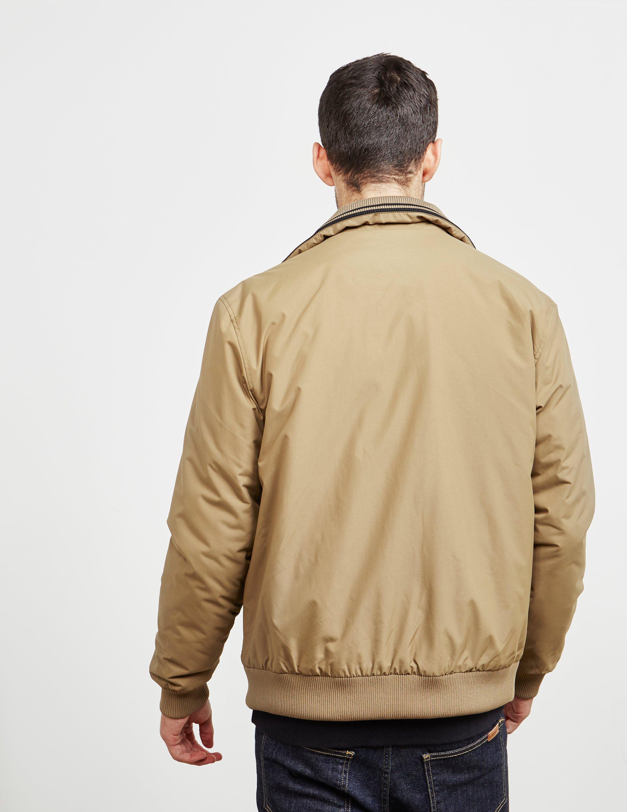 Fred Perry Synthetic Utility Bomber Jacket Khaki in Natural for Men - Lyst