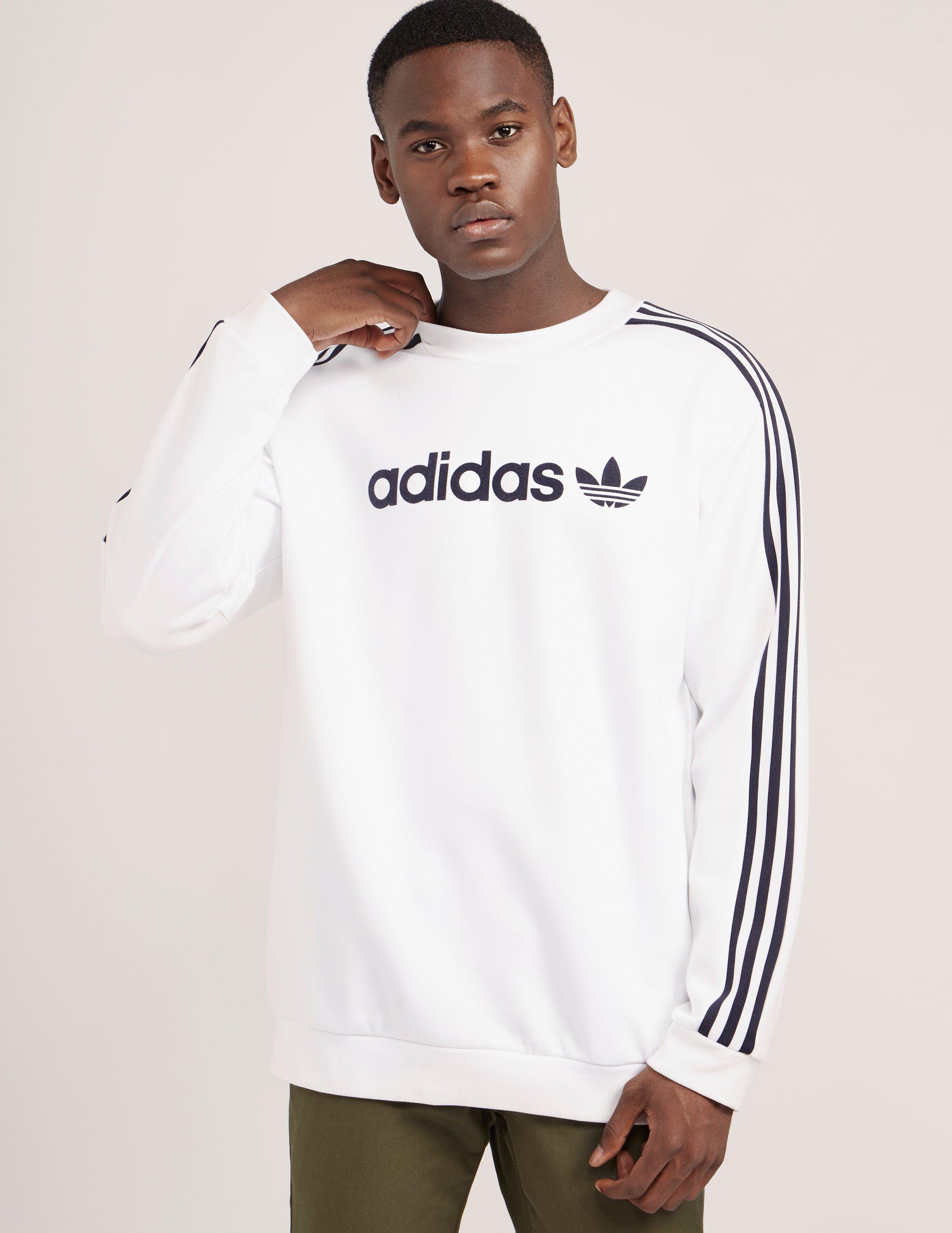 ADIDAS LINEAR TREFOIL SWEATSHIRT MENS in 2019 | Mens ADIDAS LINEAR TREFOIL SWEATSHIRT MENS in 2019 | Mens
