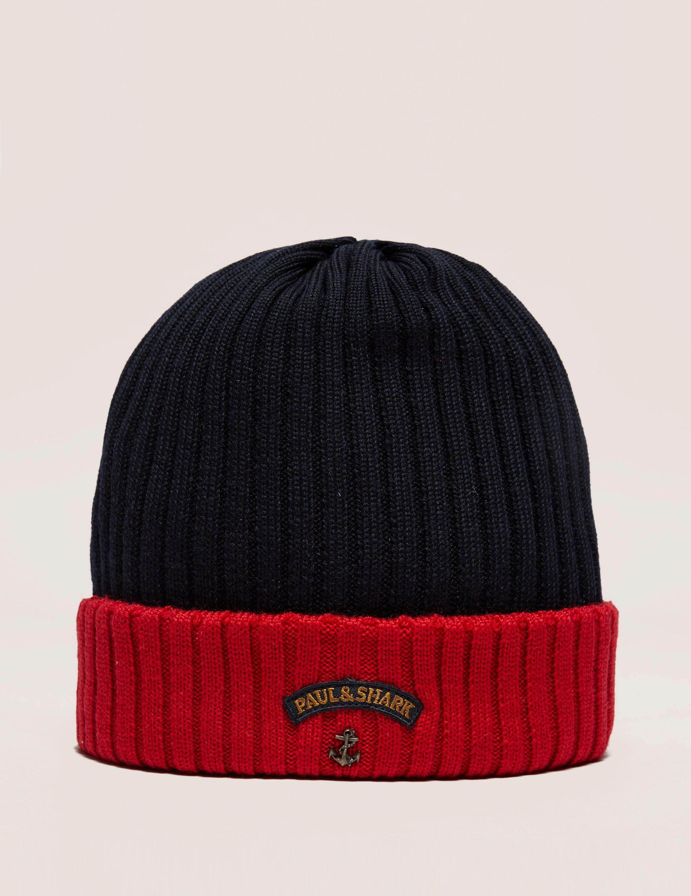 mens paul and shark beanie