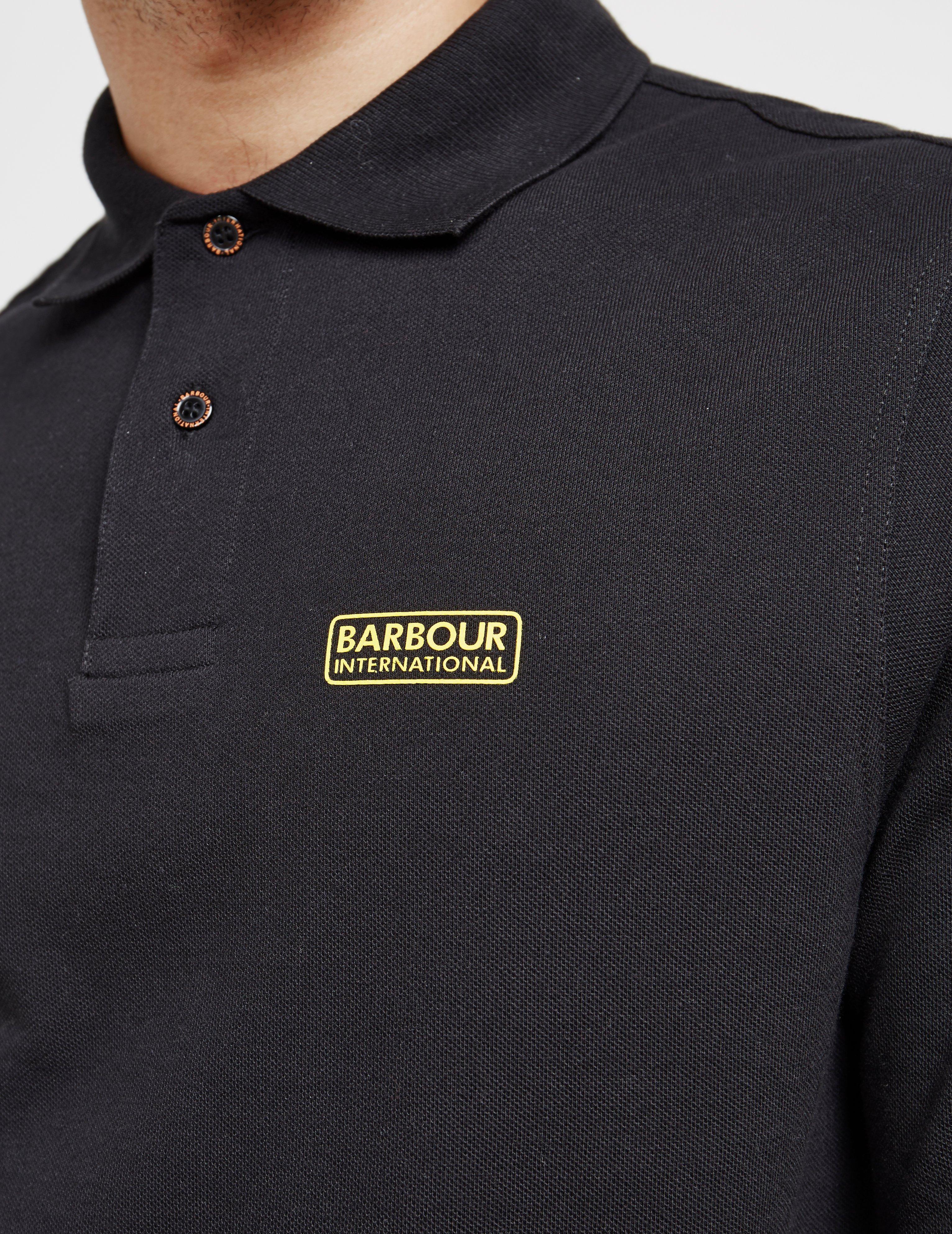 barbour mens long sleeve polo