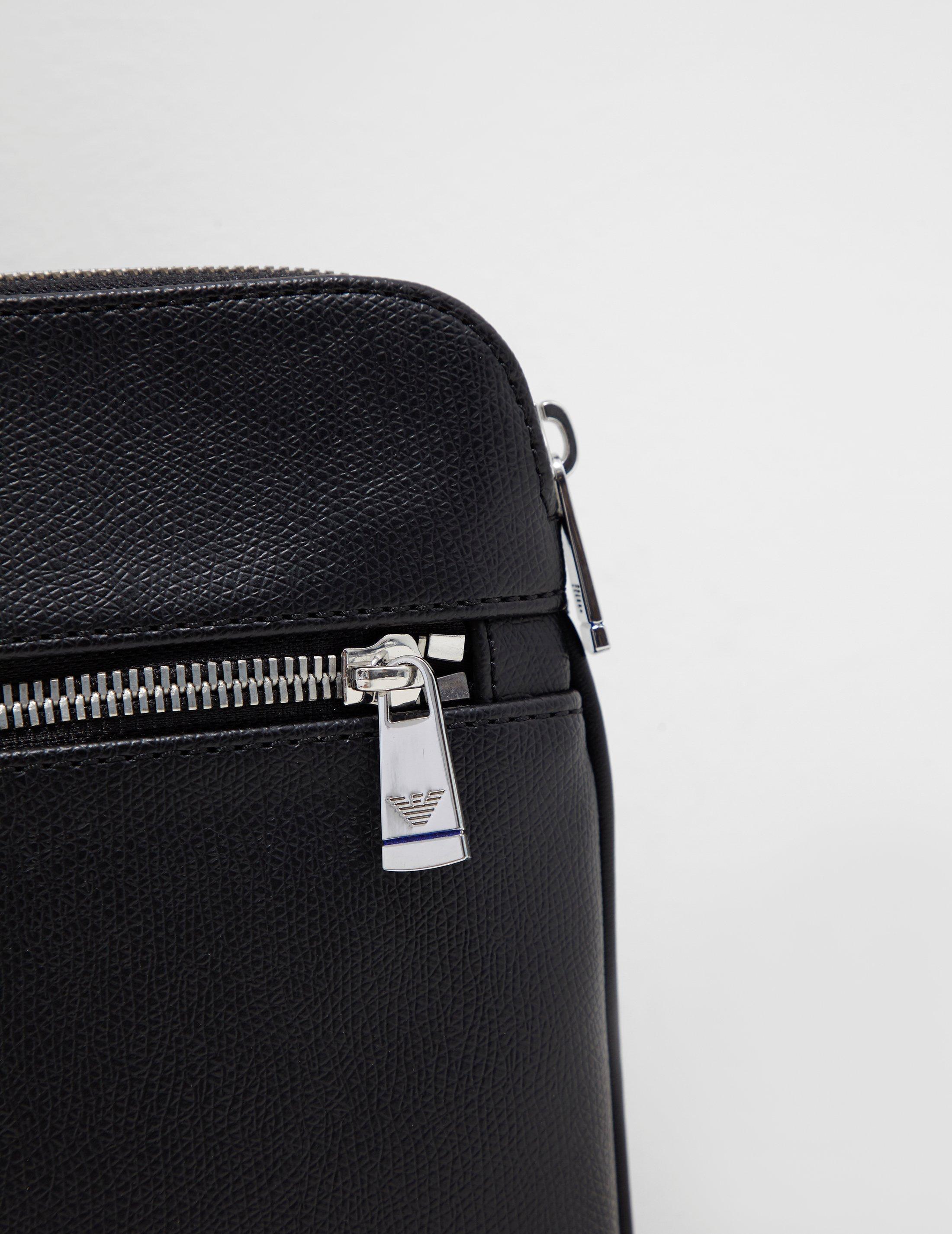 emporio armani metallic eagle small item bag