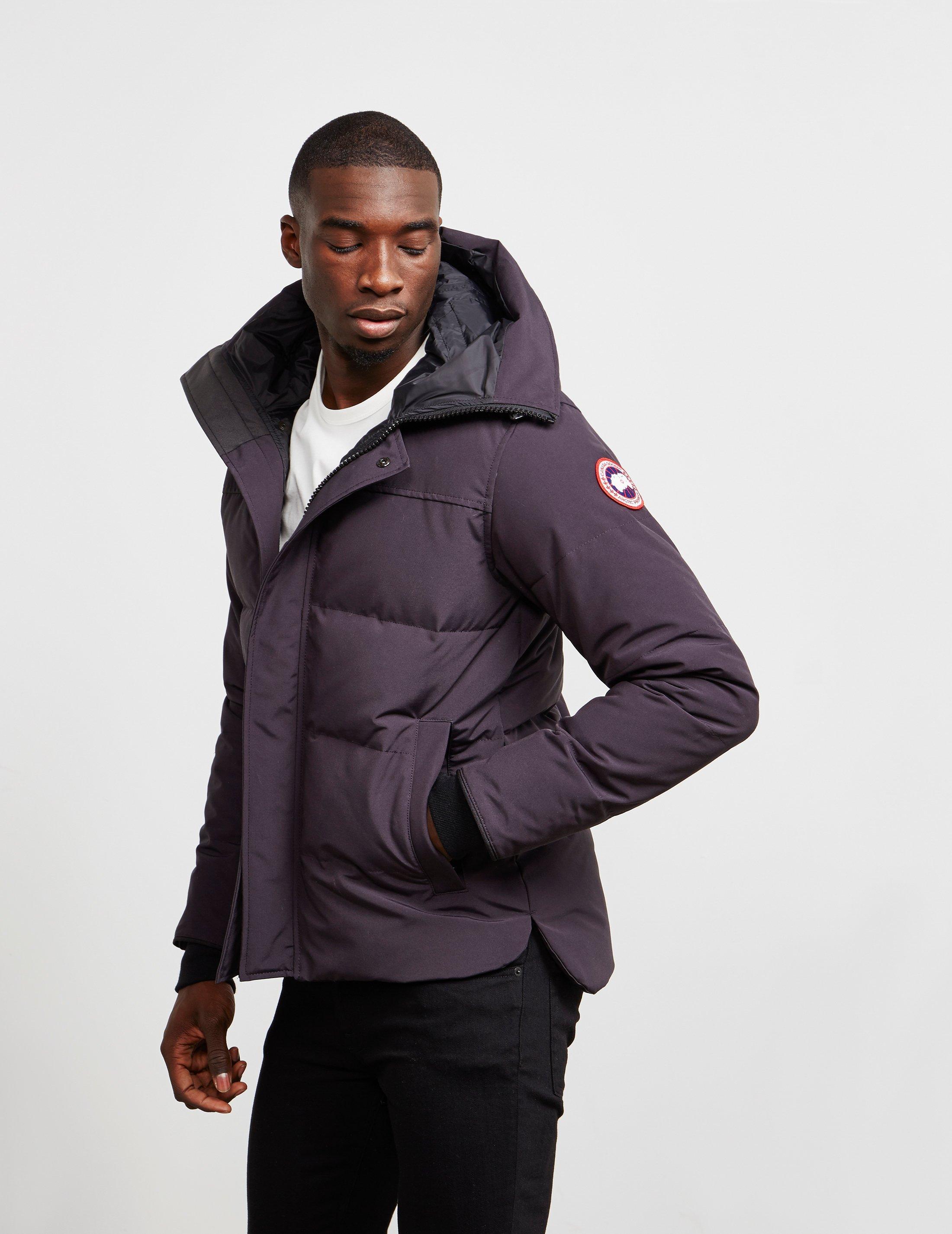 Canada Goose Goose Macmillan Padded Parka Jacket Navy Blue ...