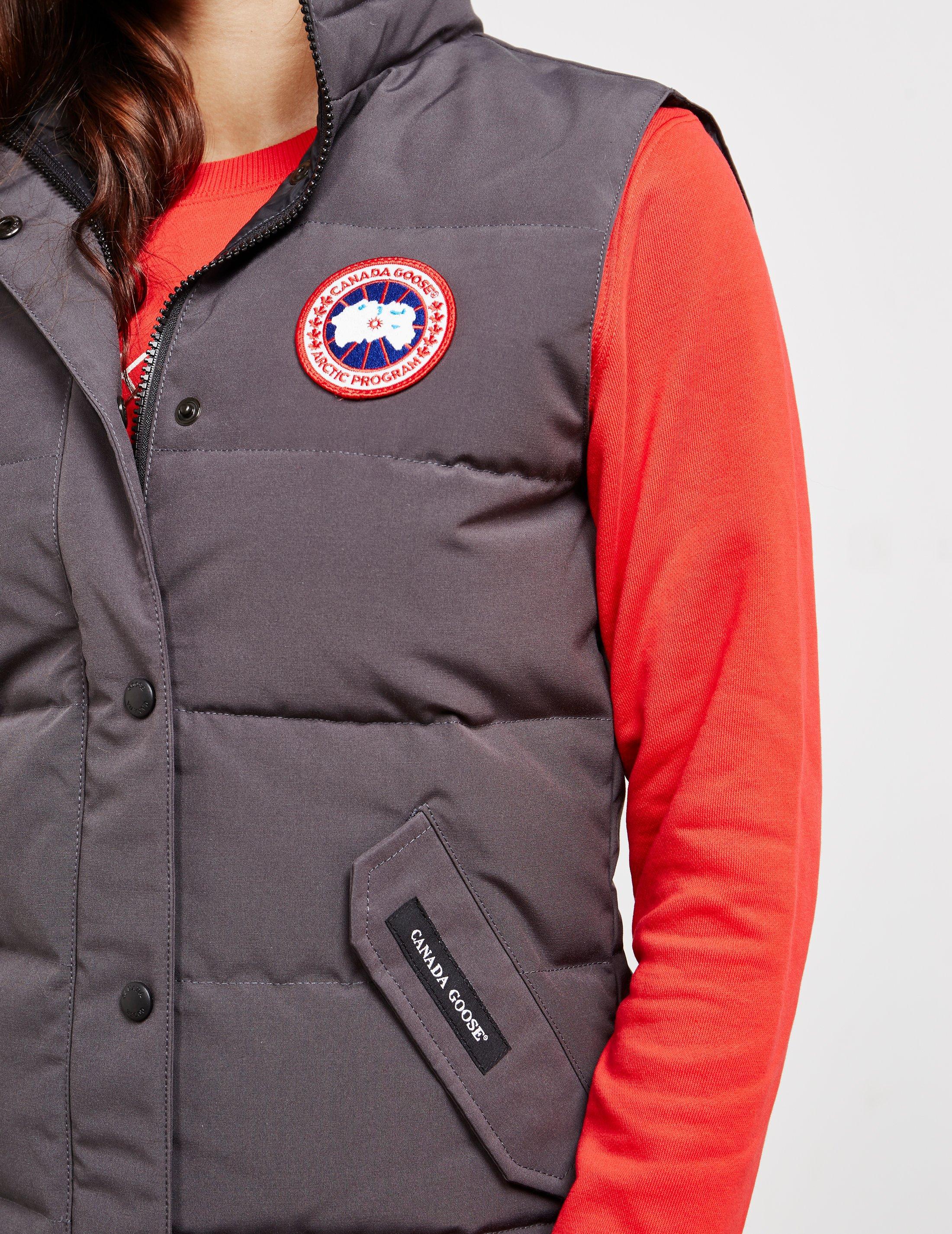 Canada Goose Goose Freestyle Padded Gilet Grey in Gray - Lyst