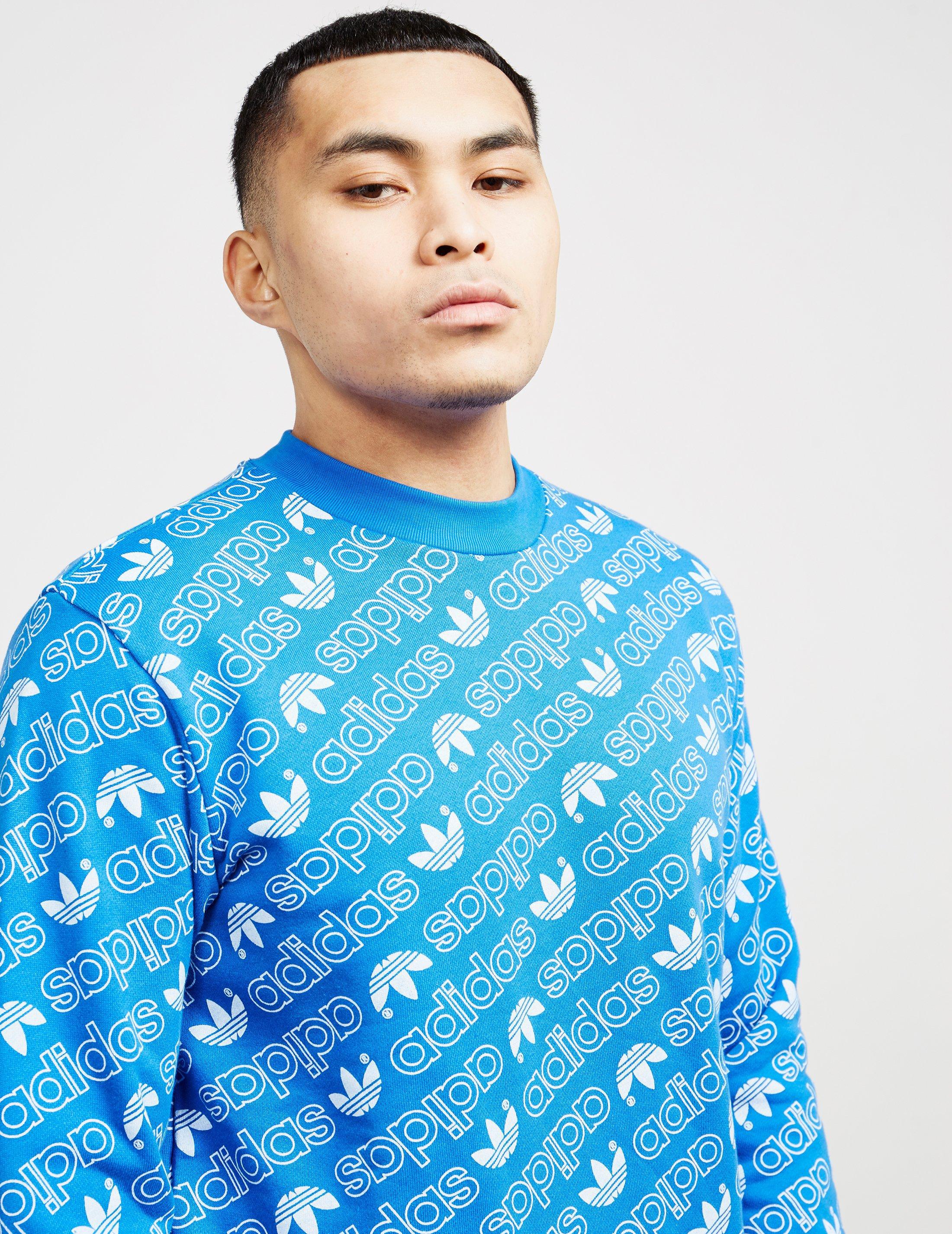 adidas printed sweatshirt