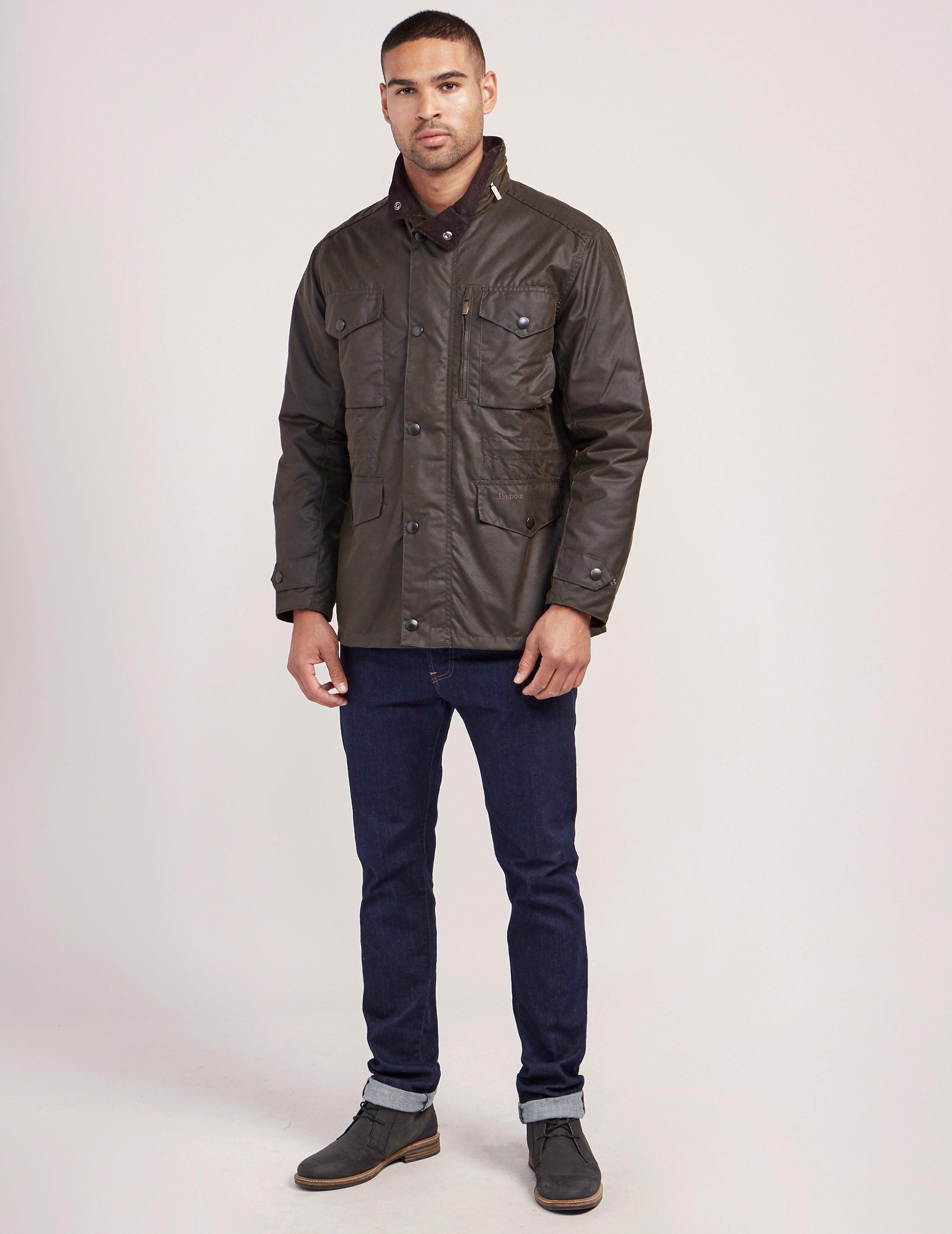 Barbour Cotton Sapper Wax Jacket in Brown for Men | Lyst