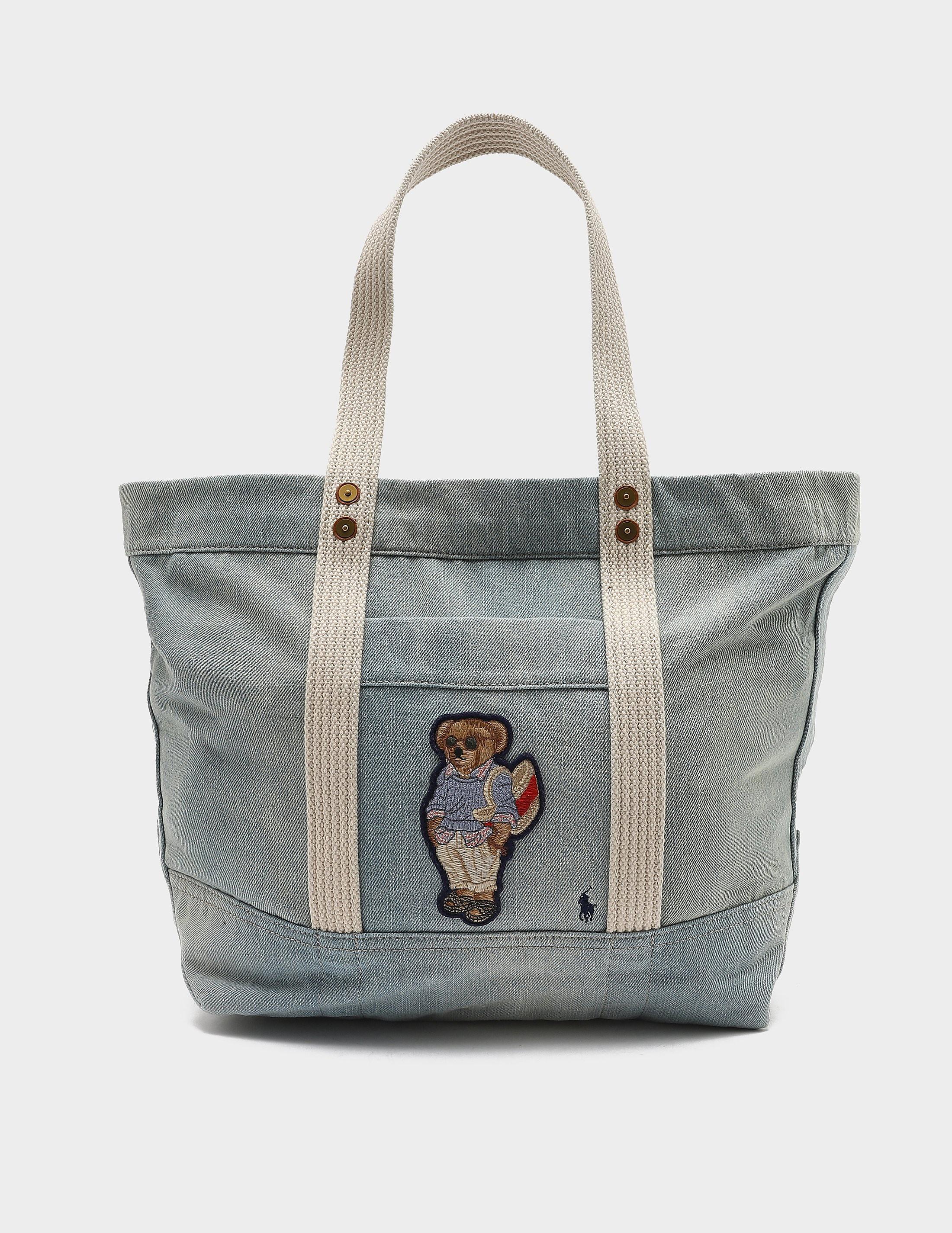 Polo Ralph Lauren Denim Summer Bear Tote Bag in Blue | Lyst UK