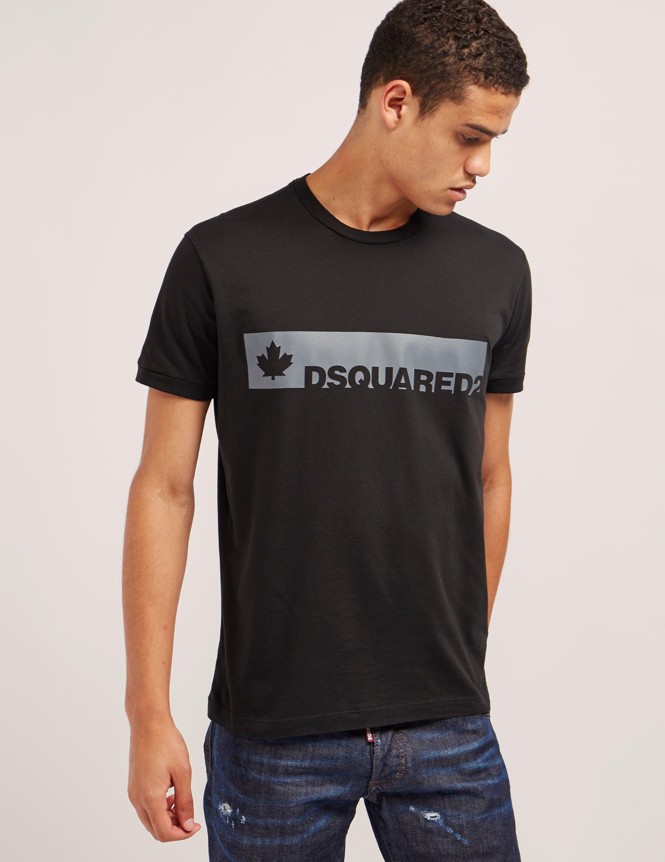 DSquared² Bar Logo Short Sleeve T-shirt 