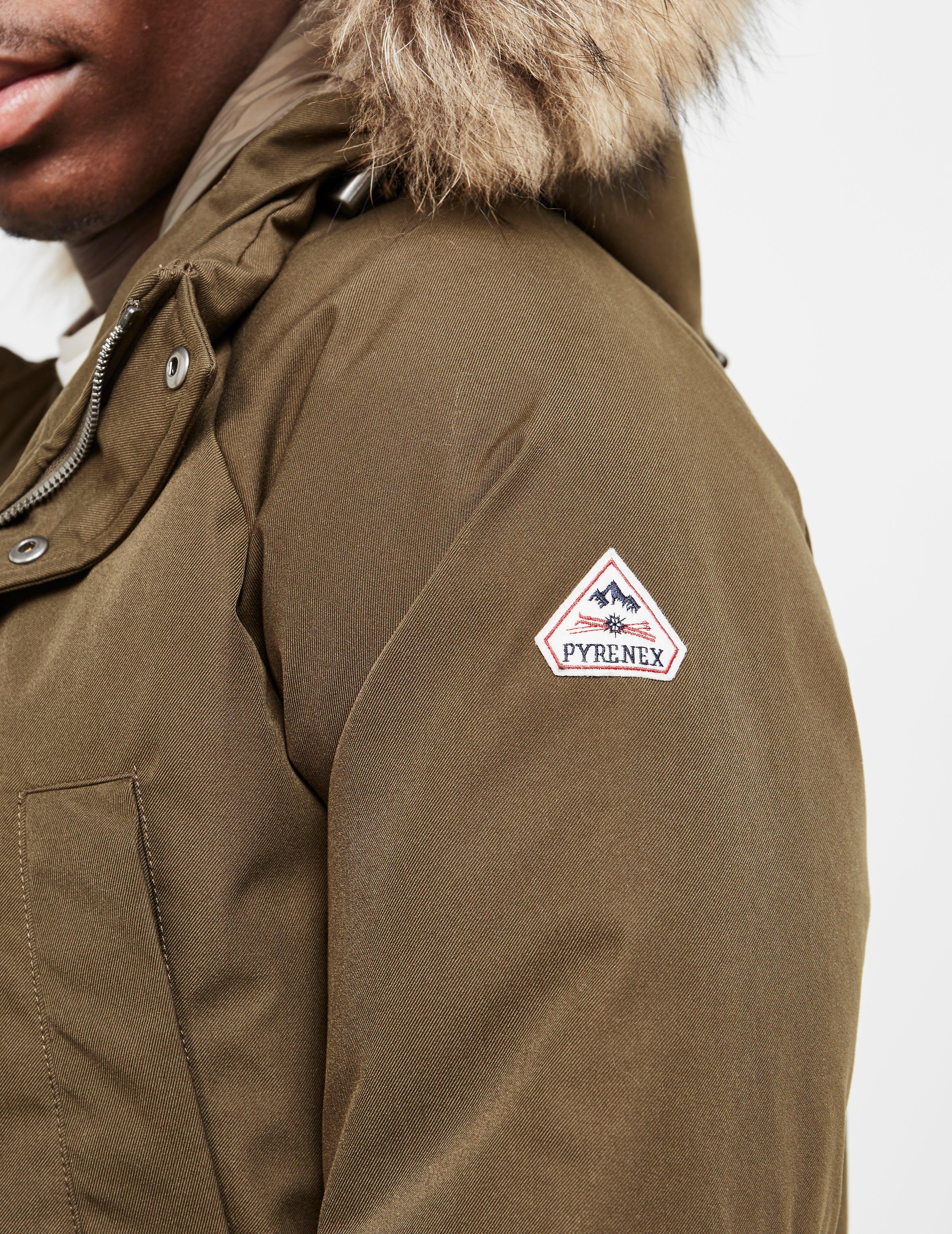 pyrenex mistral fur down jacket