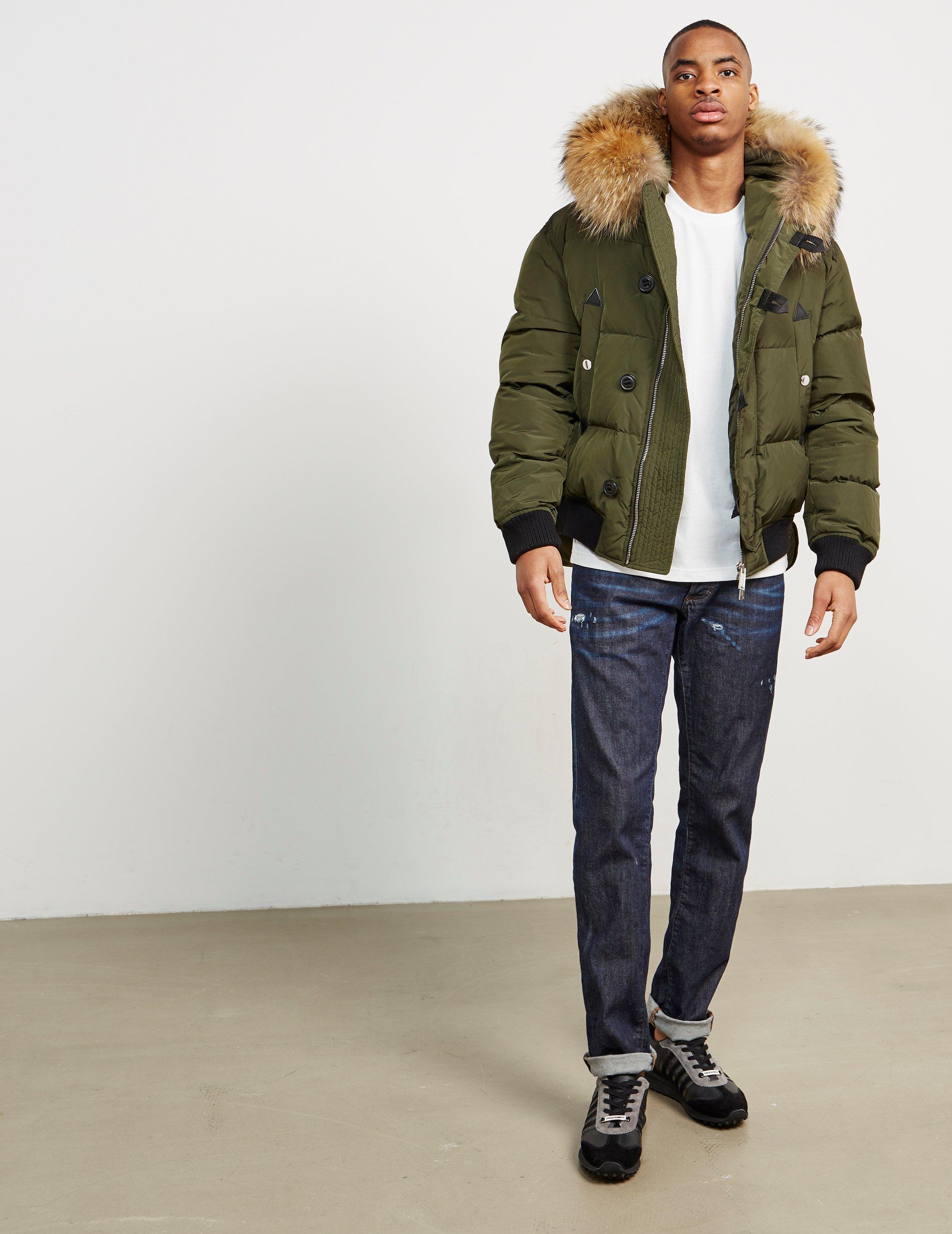 dsquared green jacket