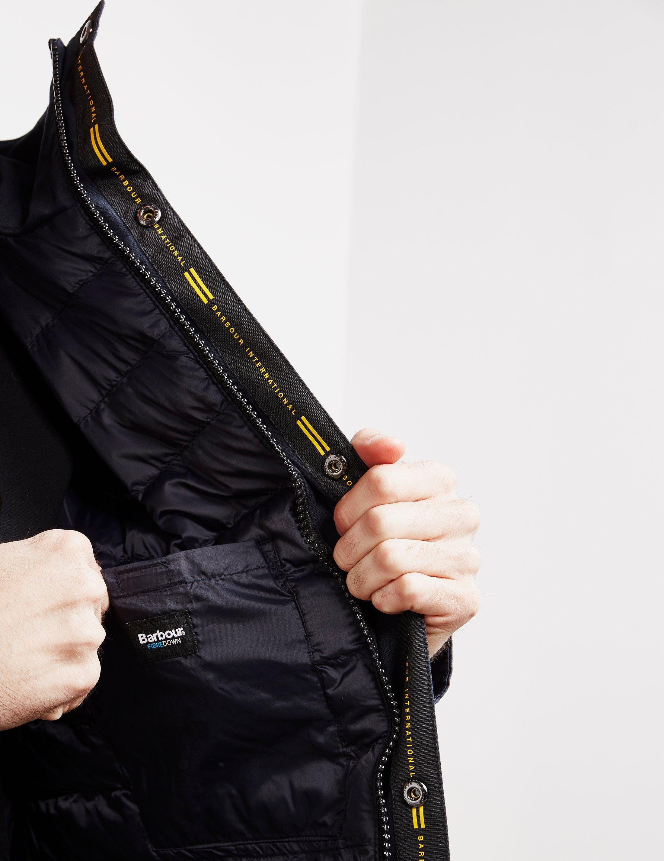 barbour international navy ridge jacket