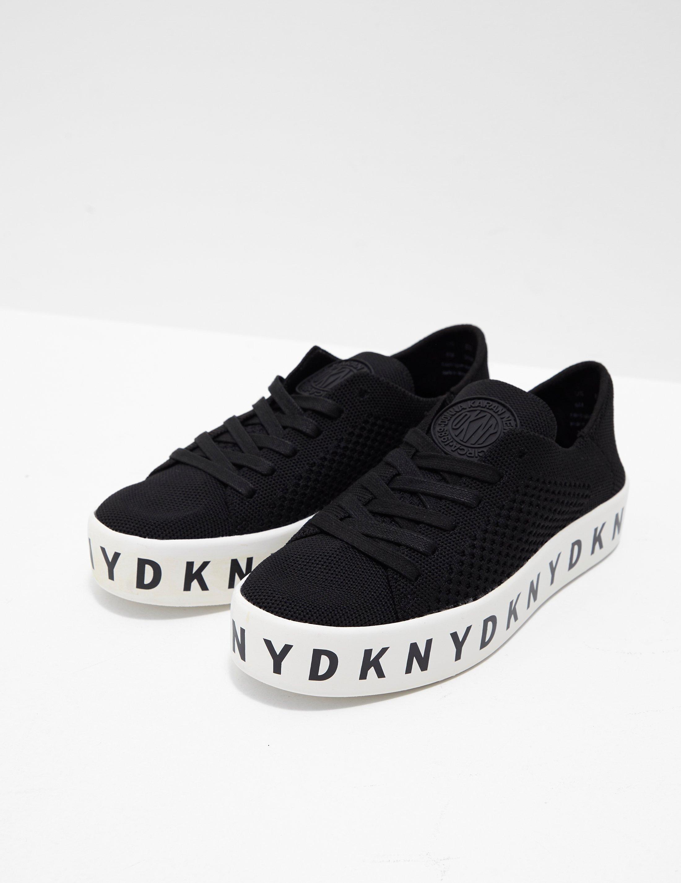 DKNY Banson Platform Trainers Black - Lyst