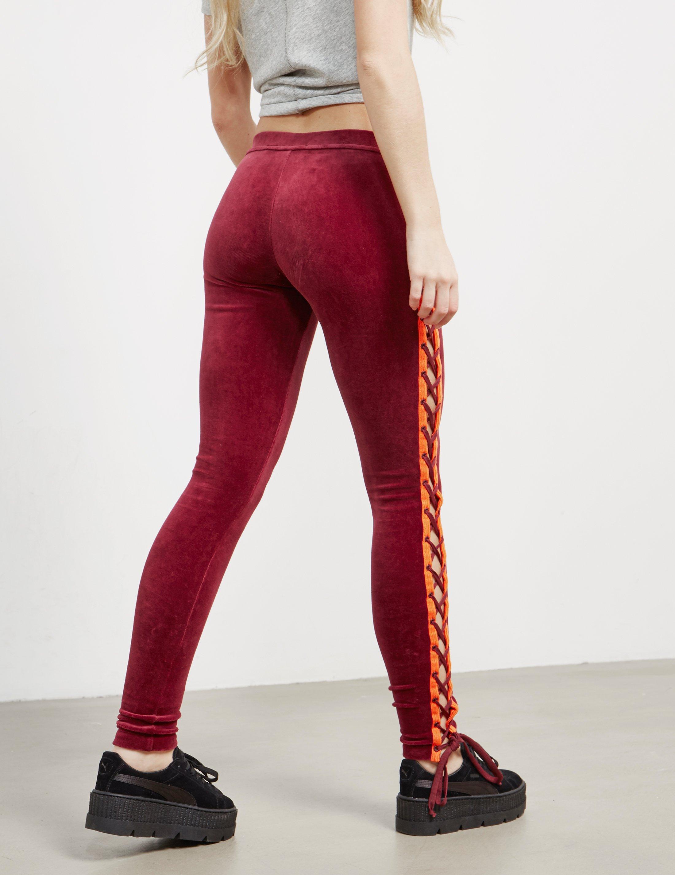 puma velour pants women's