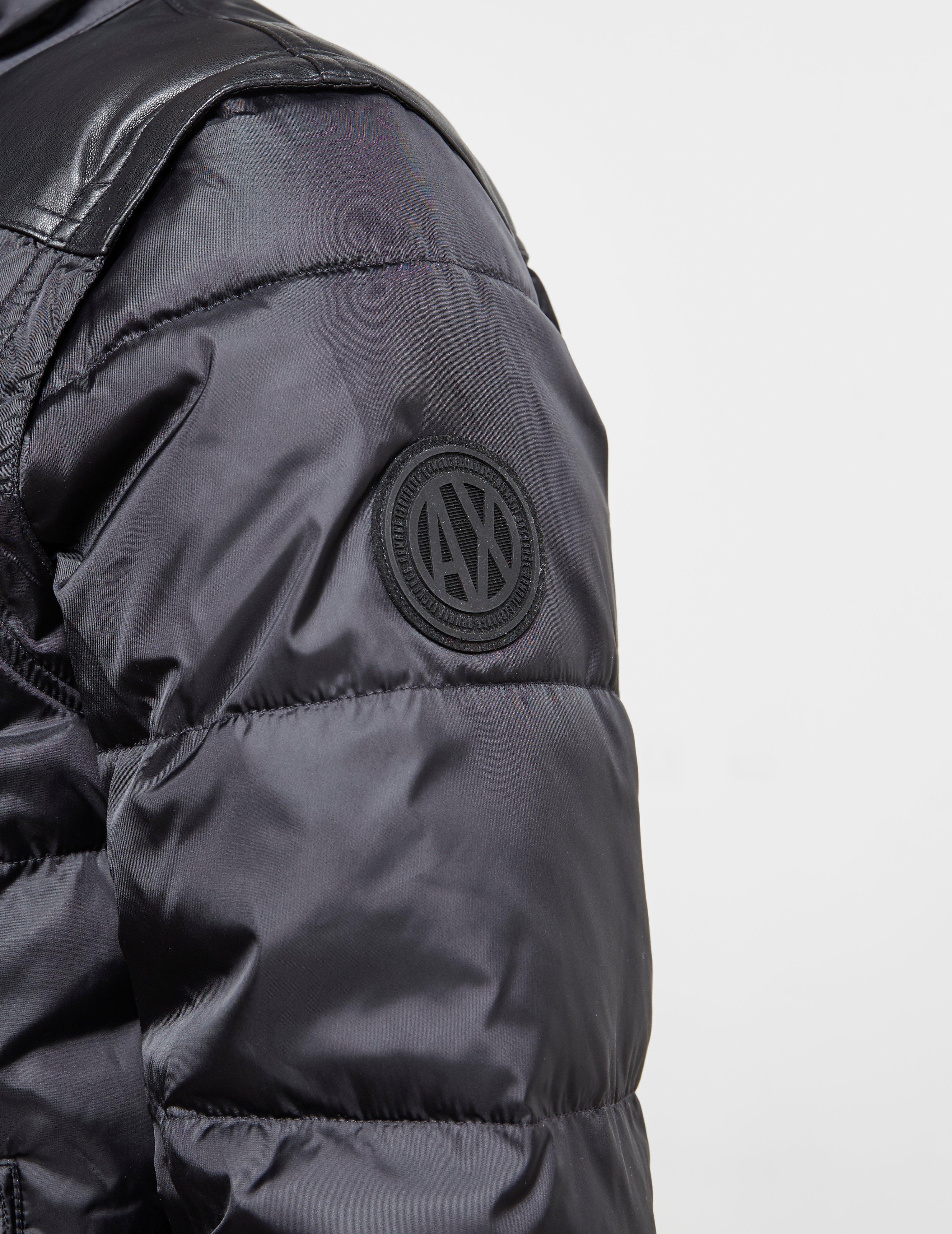 armani exchange 2 in 1 quilted jacket