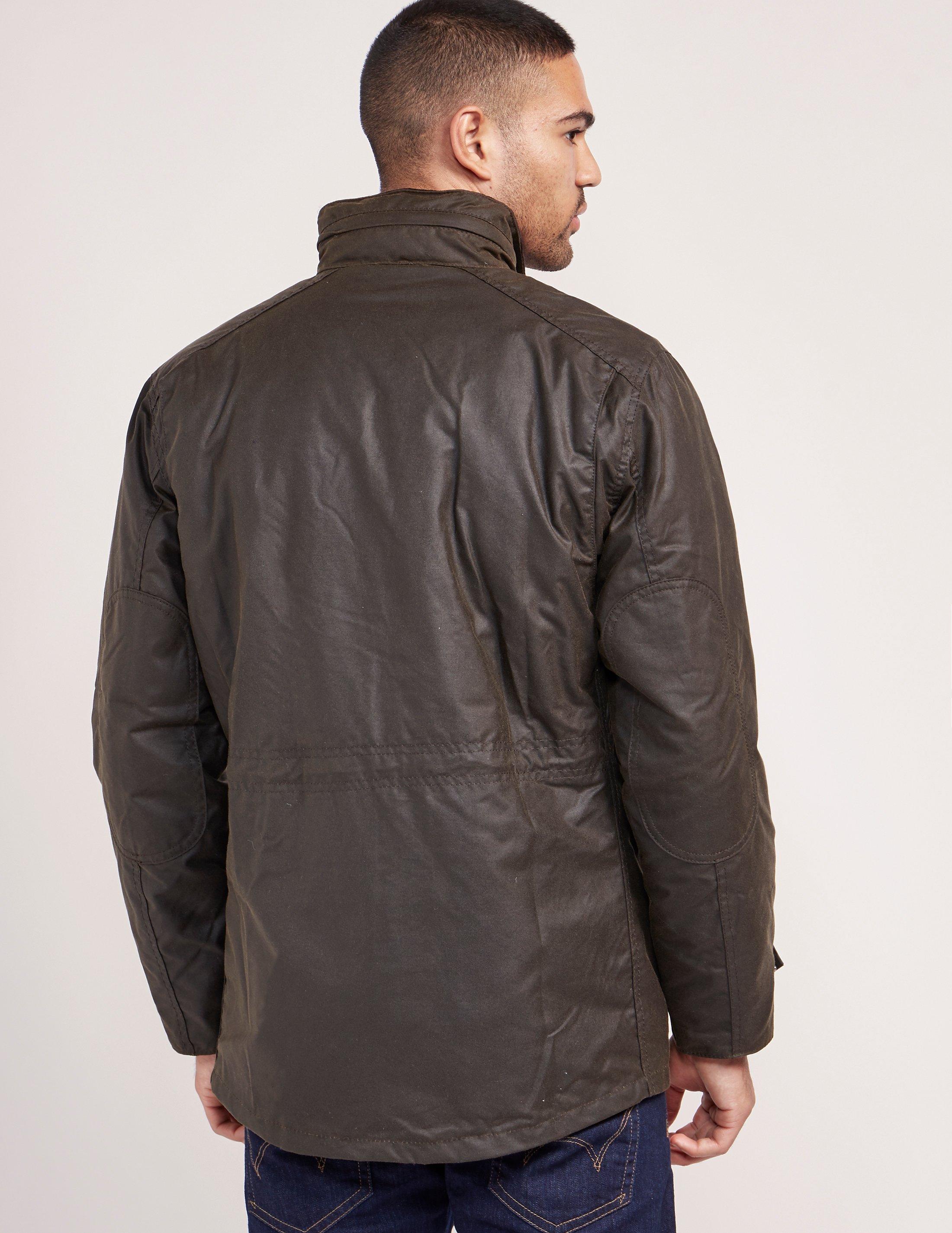 Barbour Cotton Sapper Wax Jacket in Brown for Men | Lyst