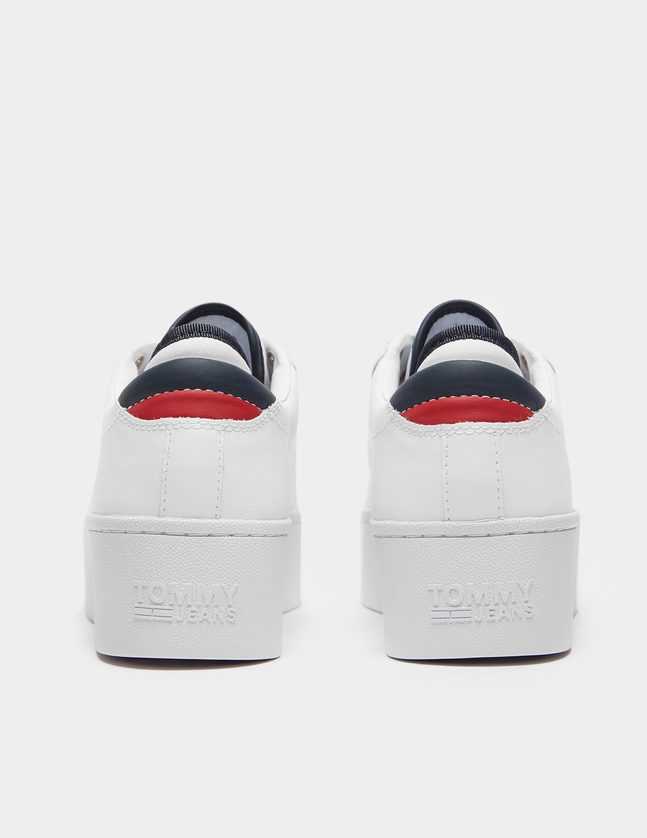 tommy jeans flag flatform trainers