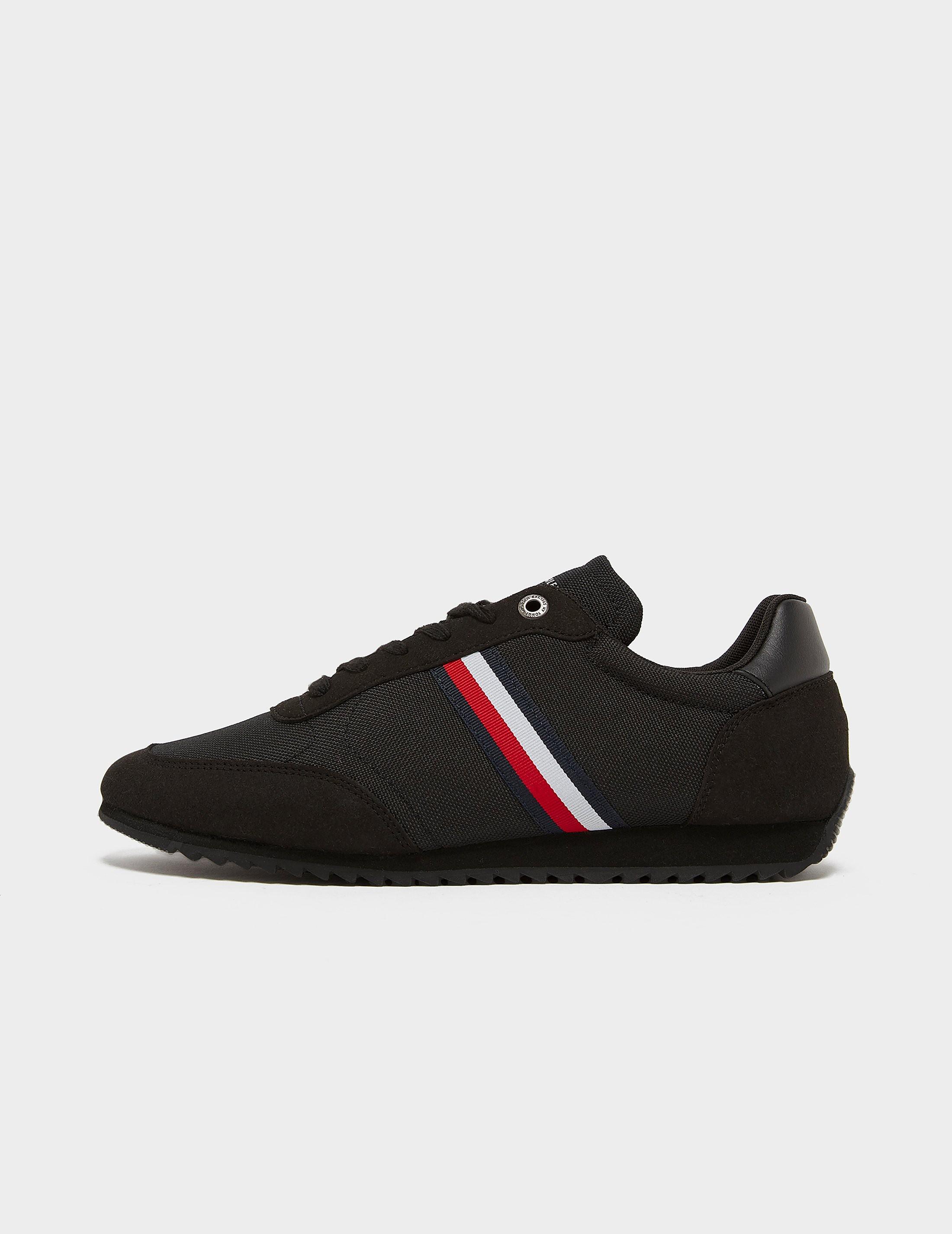 Tommy Hilfiger Essential Mesh Runners Trainers in Black for Men | Lyst