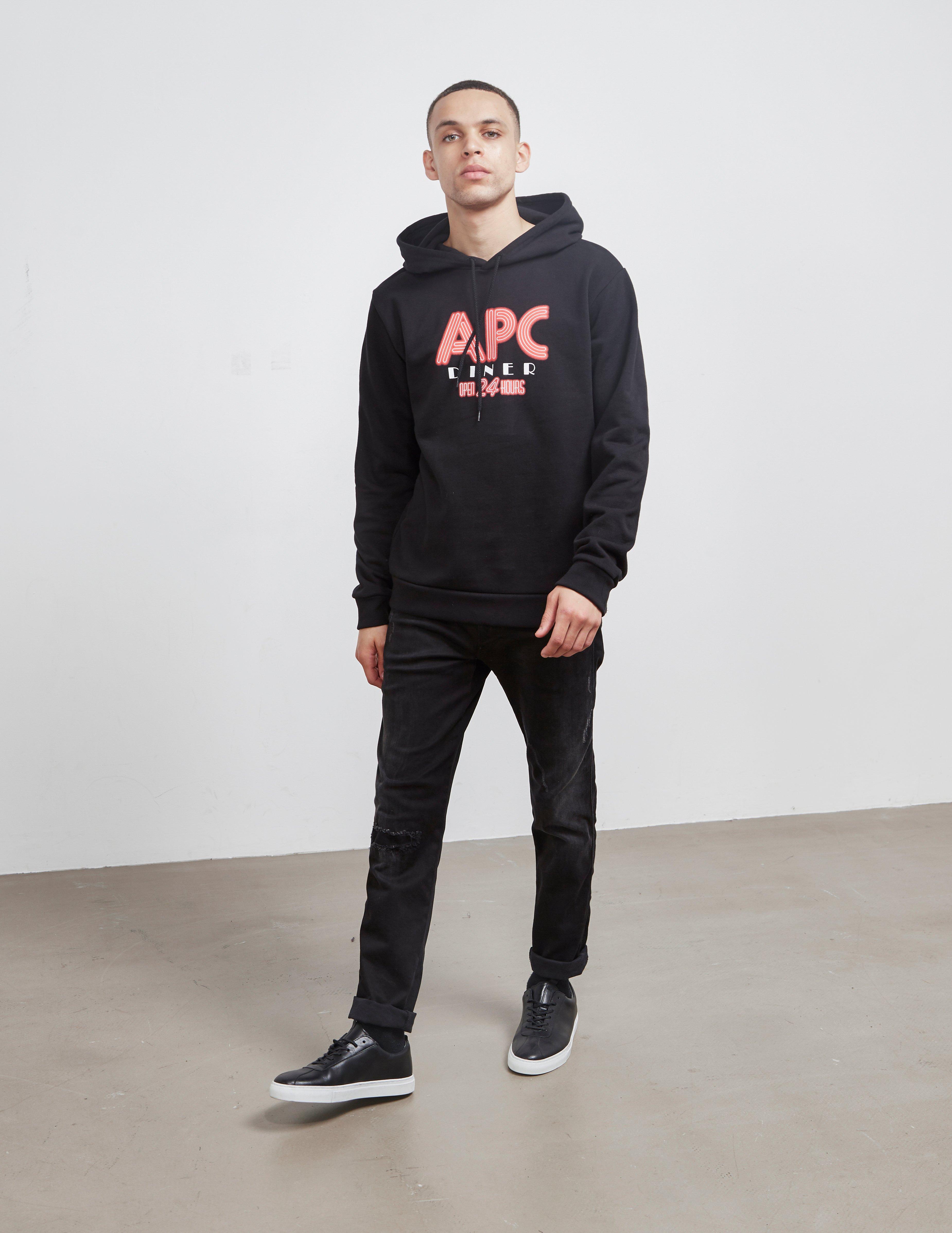apc black hoodie