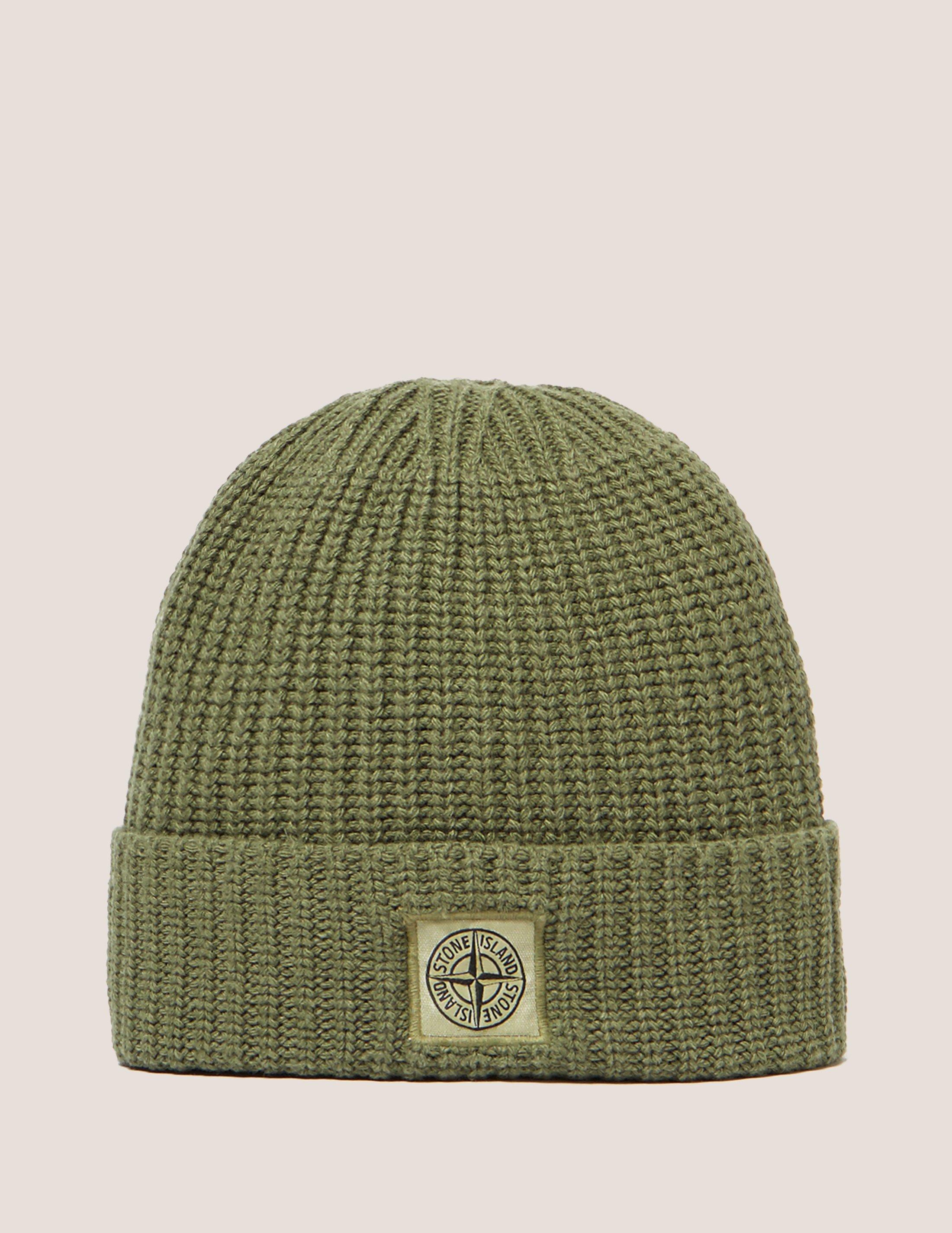 Stone Island Mens Stretch Beanie Olive in Green for Men | Lyst