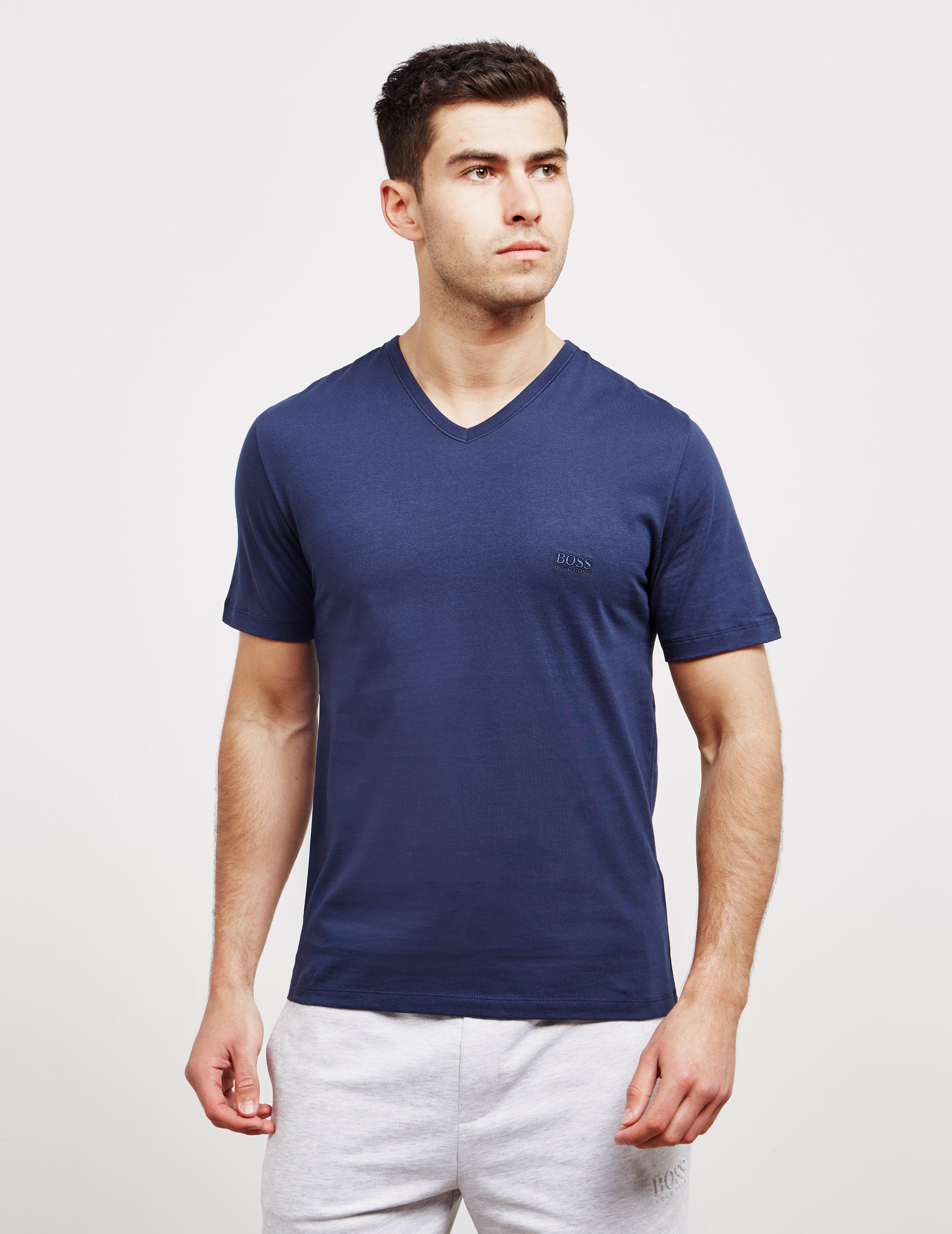 navy blue hugo boss t shirt