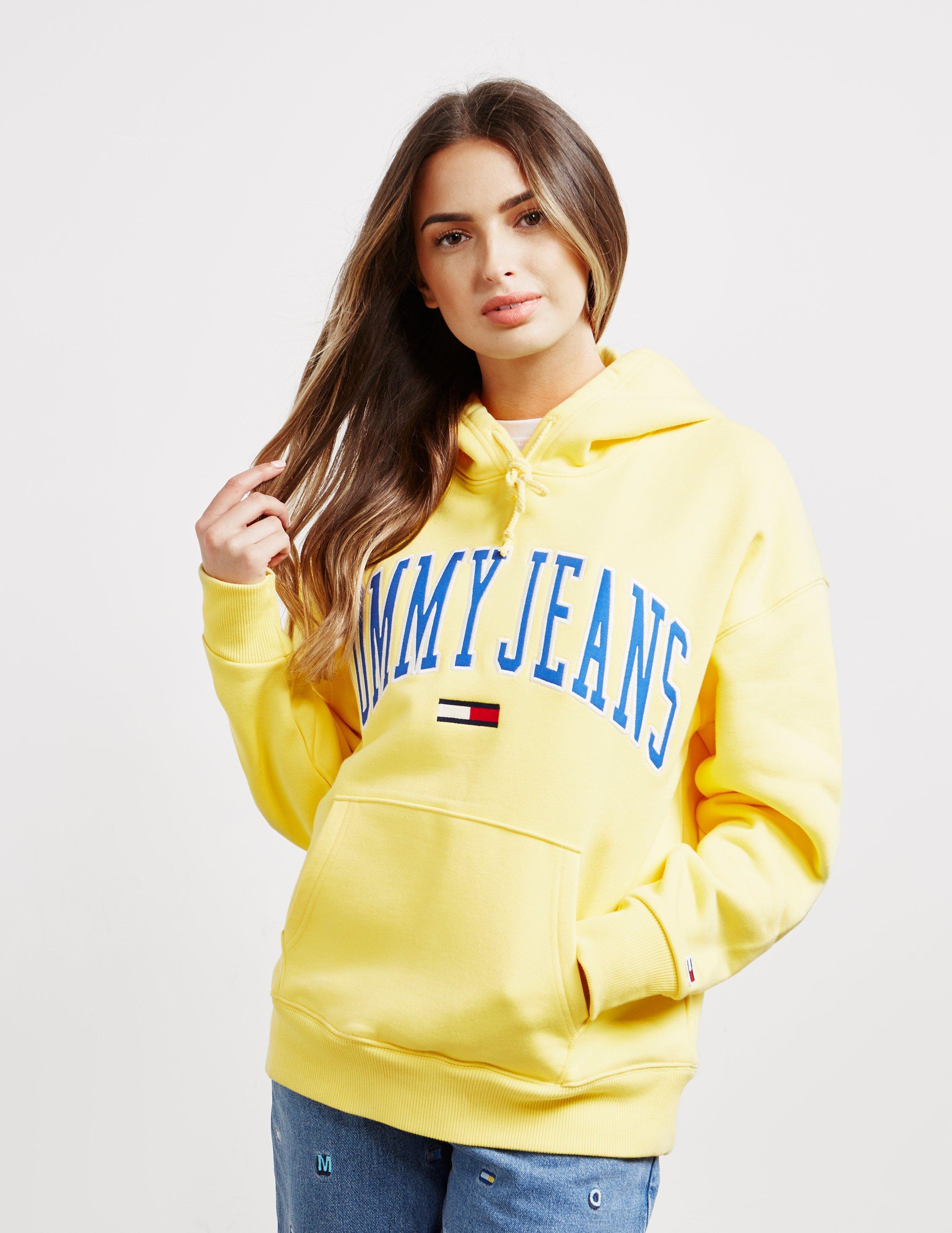 tommy jeans yellow jumper