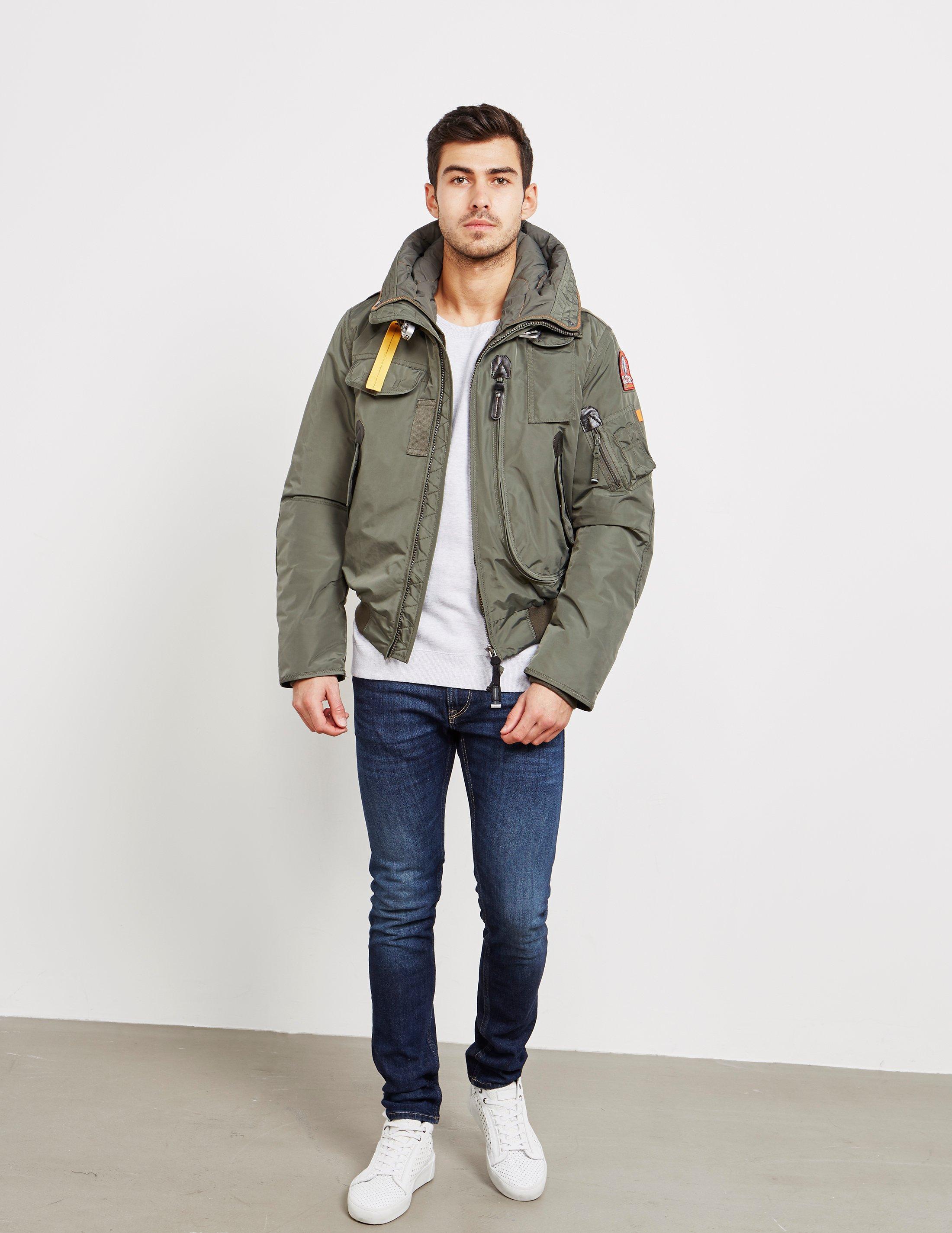 Parajumpers Synthetic Gobi Padded Bomber Jacket Green for Men - Lyst