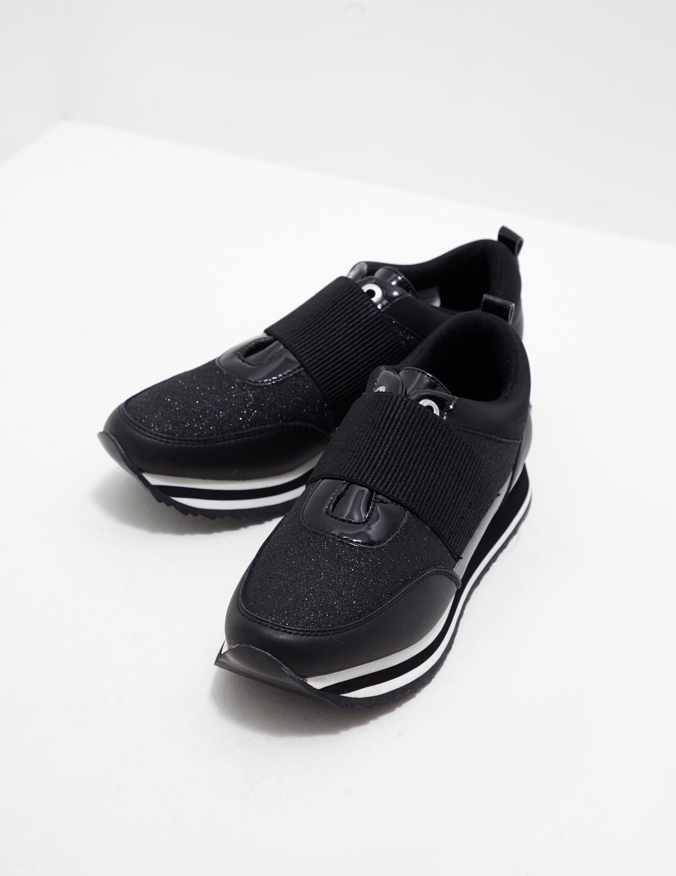 Tommy Hilfiger Synthetic Elastic Retro Runner Black - Lyst