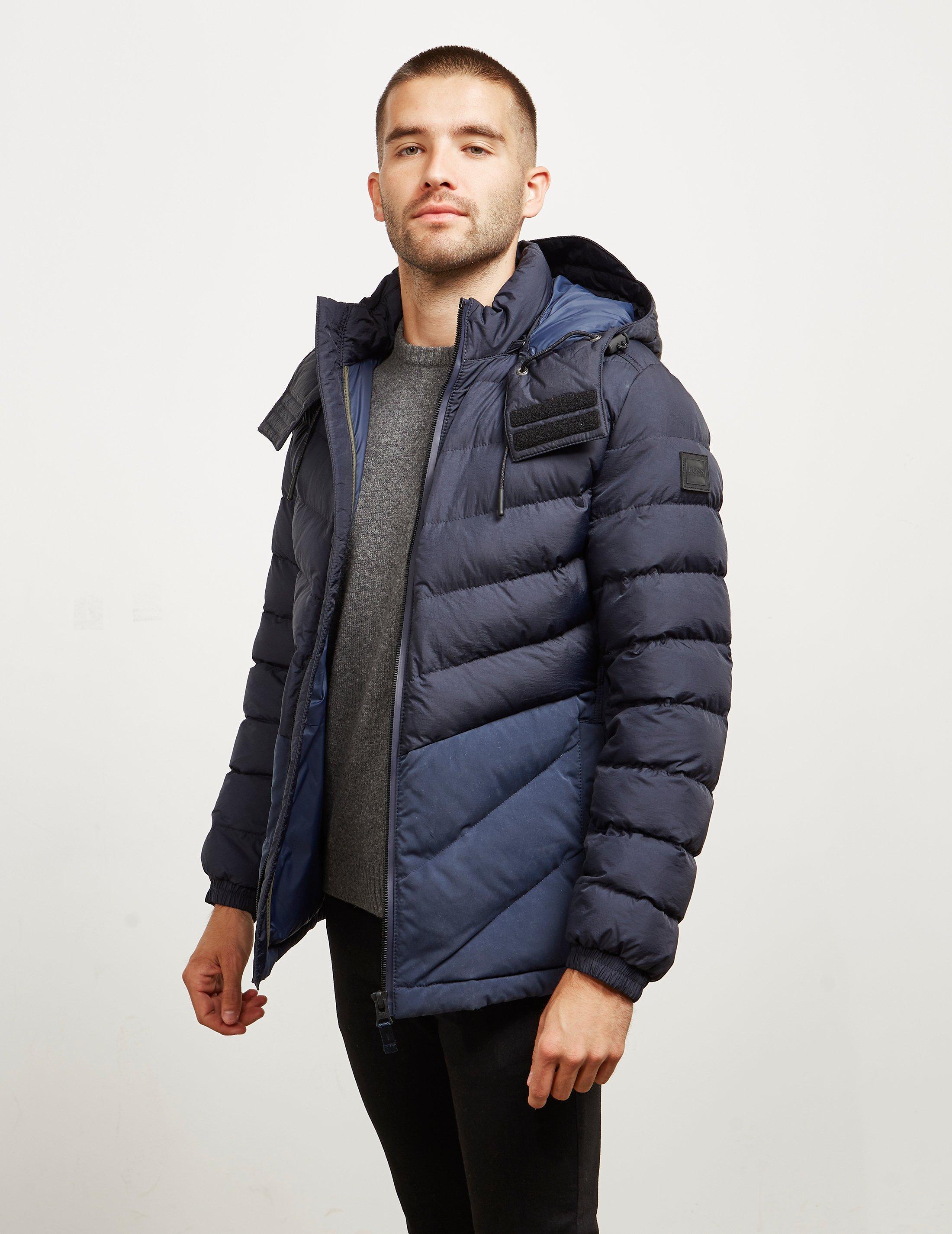 hugo boss mens padded jacket
