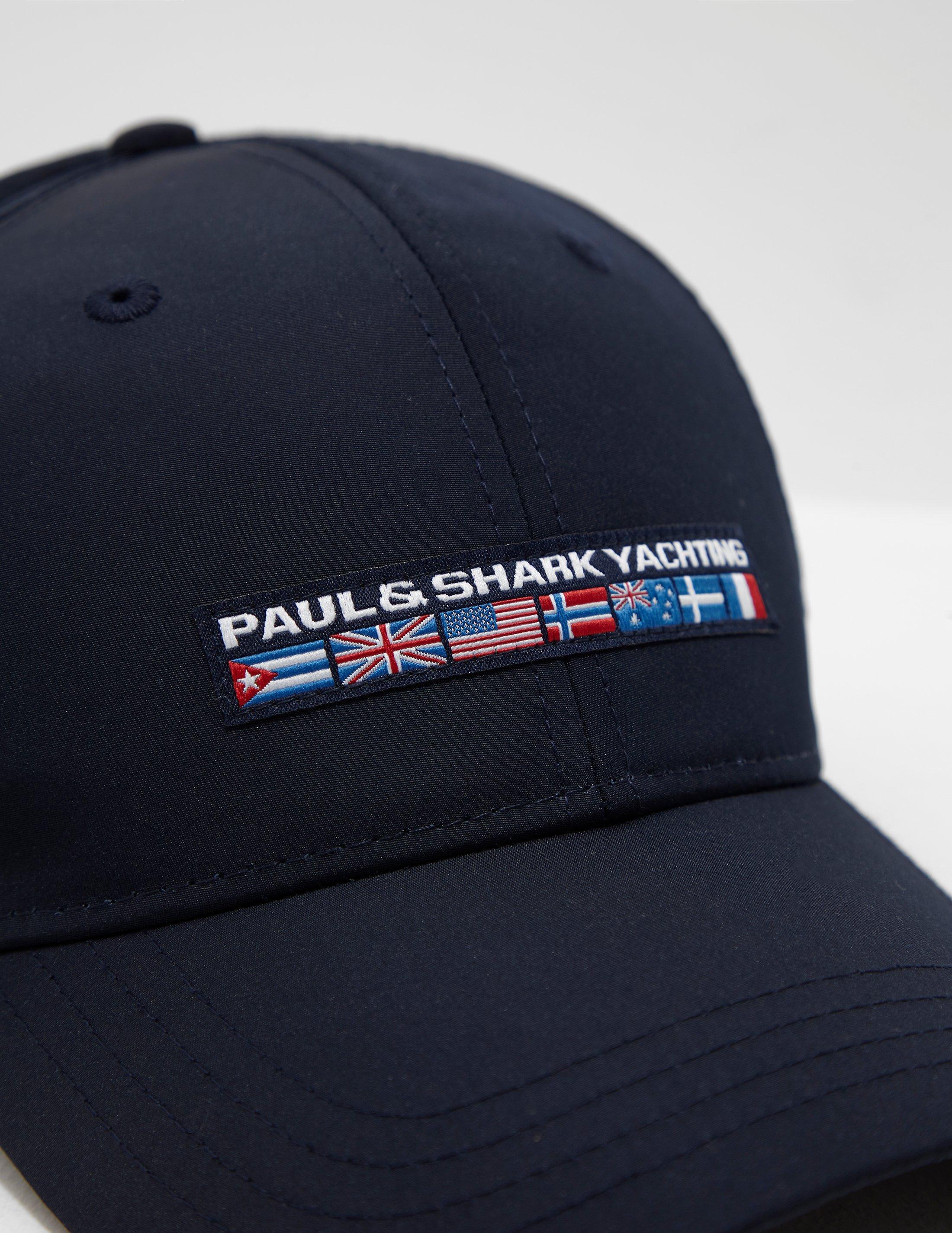 Paul & Shark Synthetic Nylon Flag Cap Black for Men - Lyst