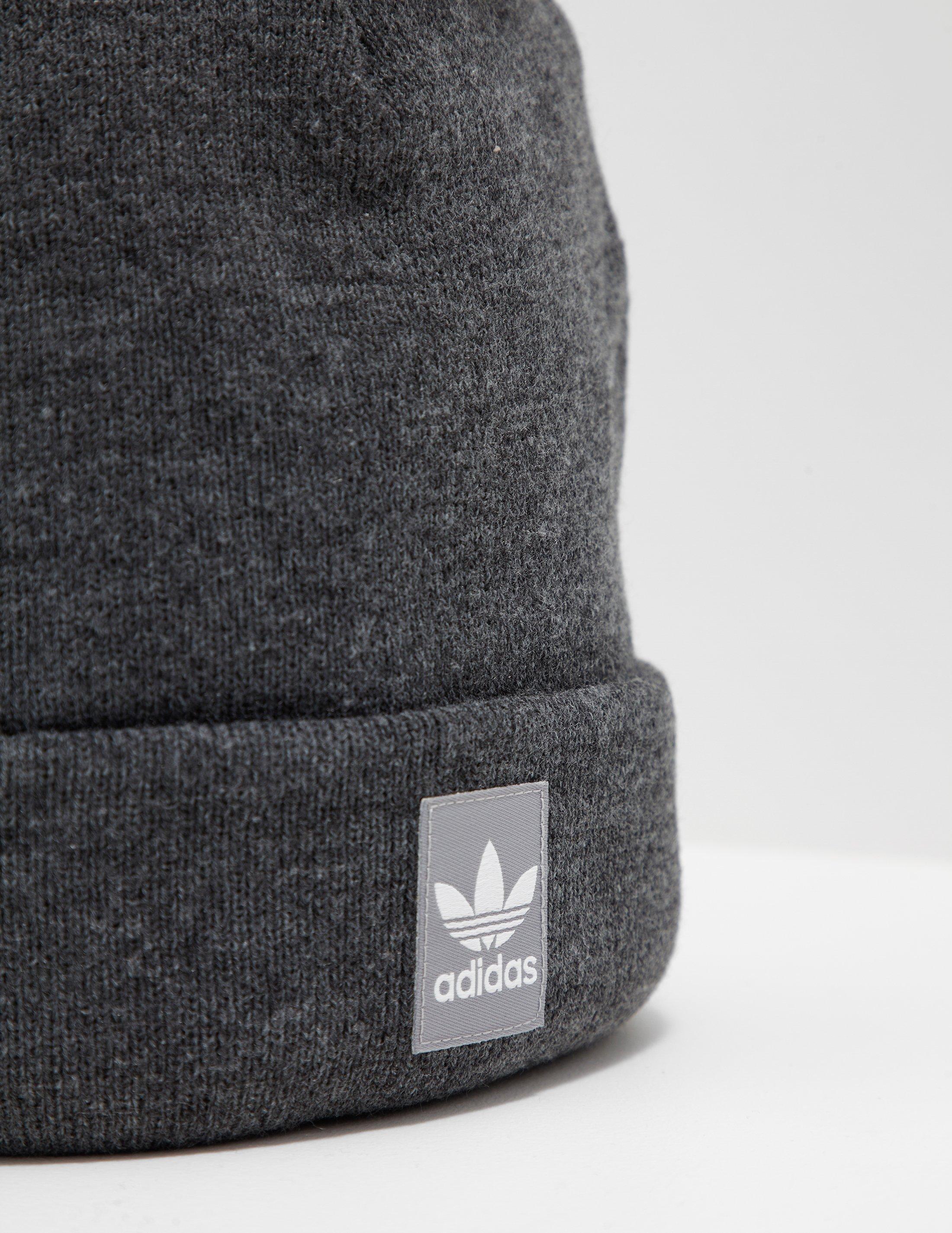 adidas bobble hat grey