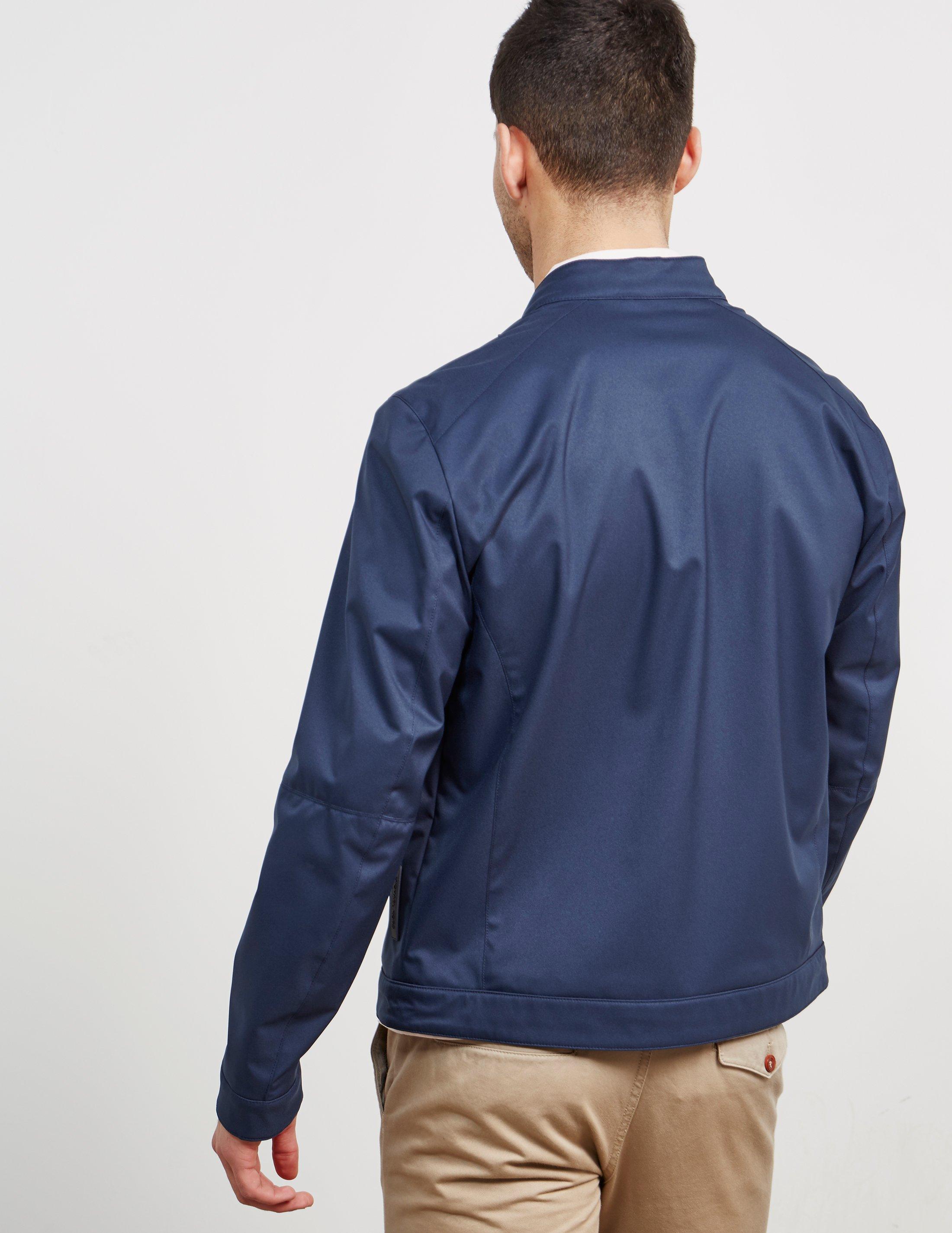 Michael Kors Soft Harrington Jacket Navy Blue for Men | Lyst