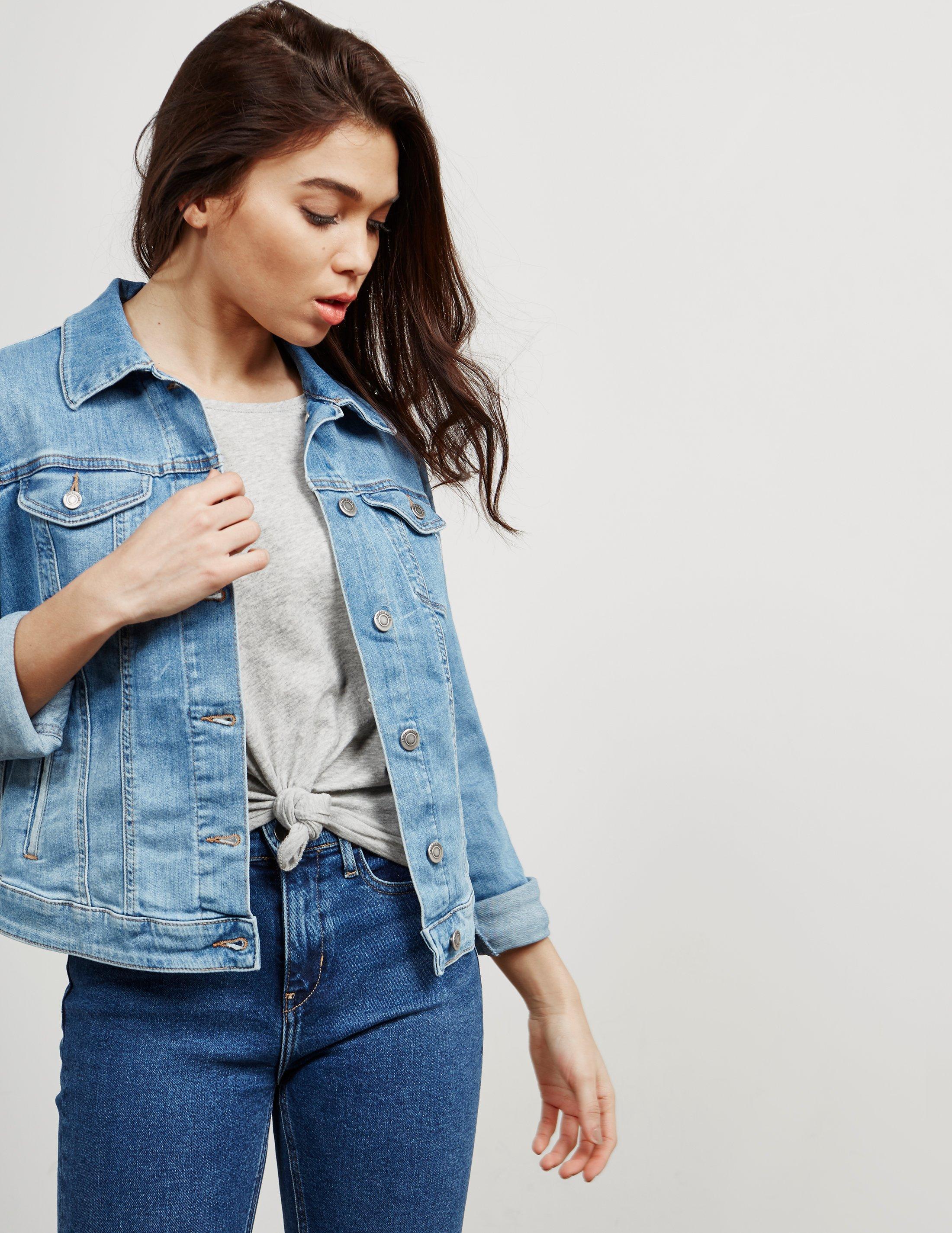 hugo boss denim jacket womens