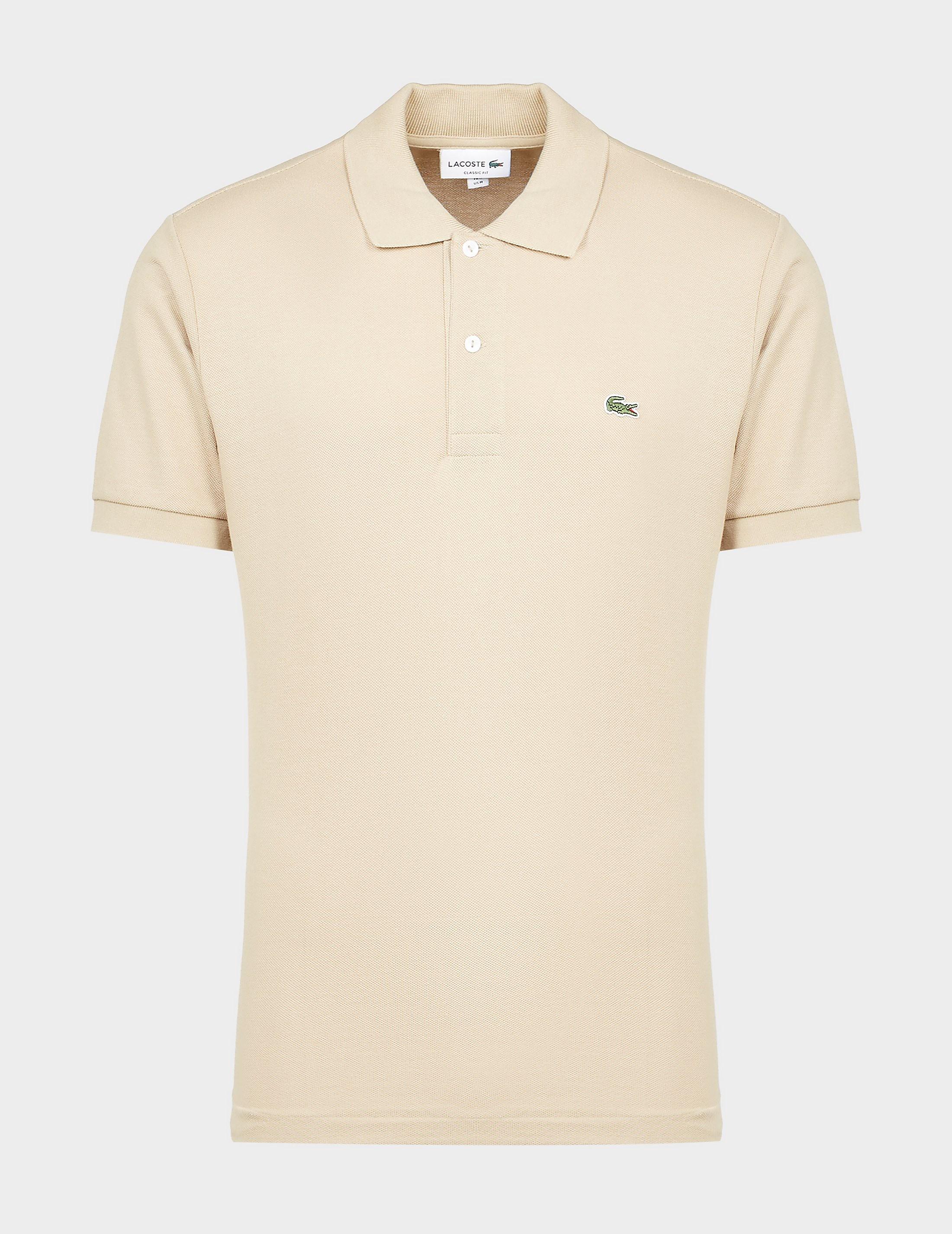 lacoste beige polo