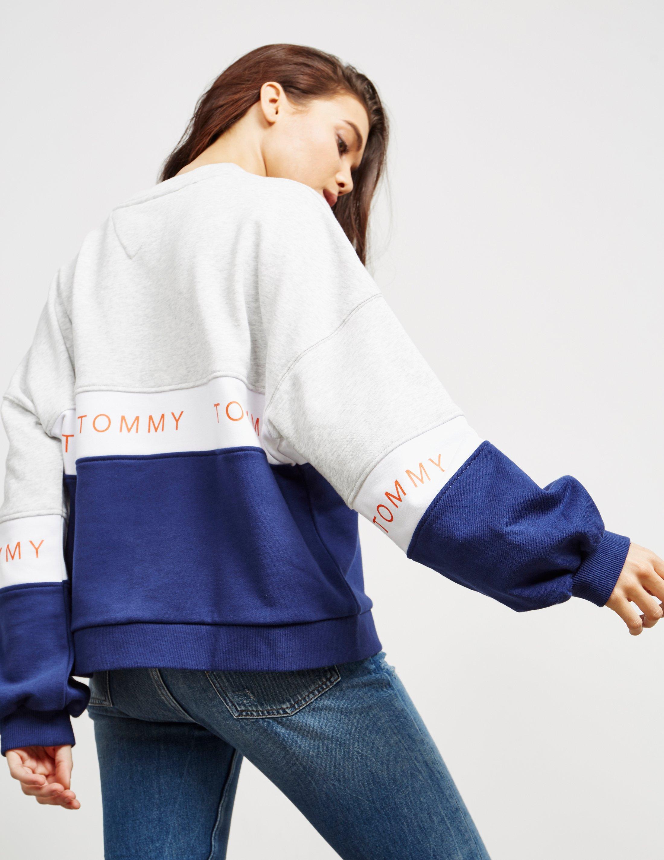 colour block sweatshirt womens