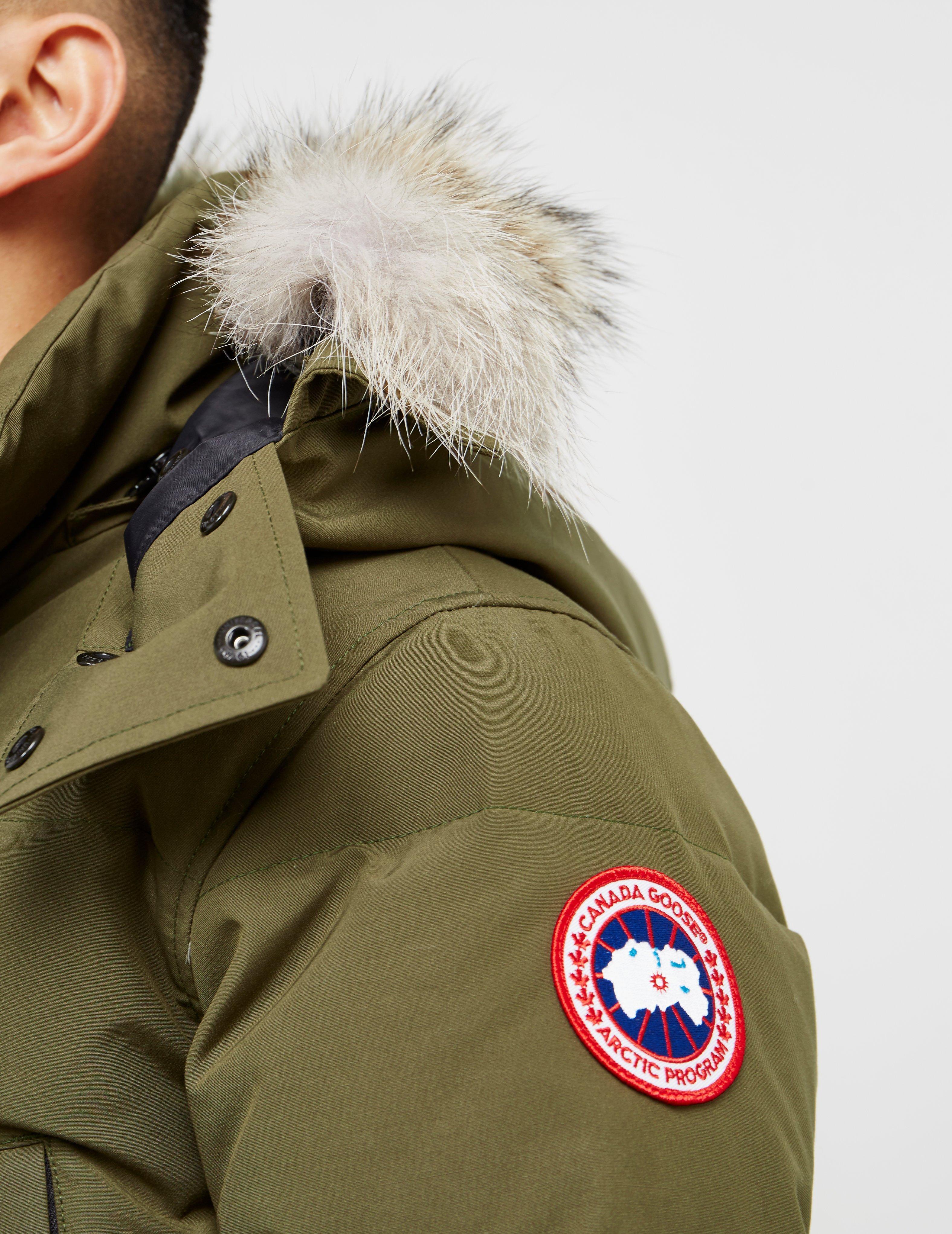 Canada Goose Goose Wyndham Padded Parka Jacket Green for Men Lyst