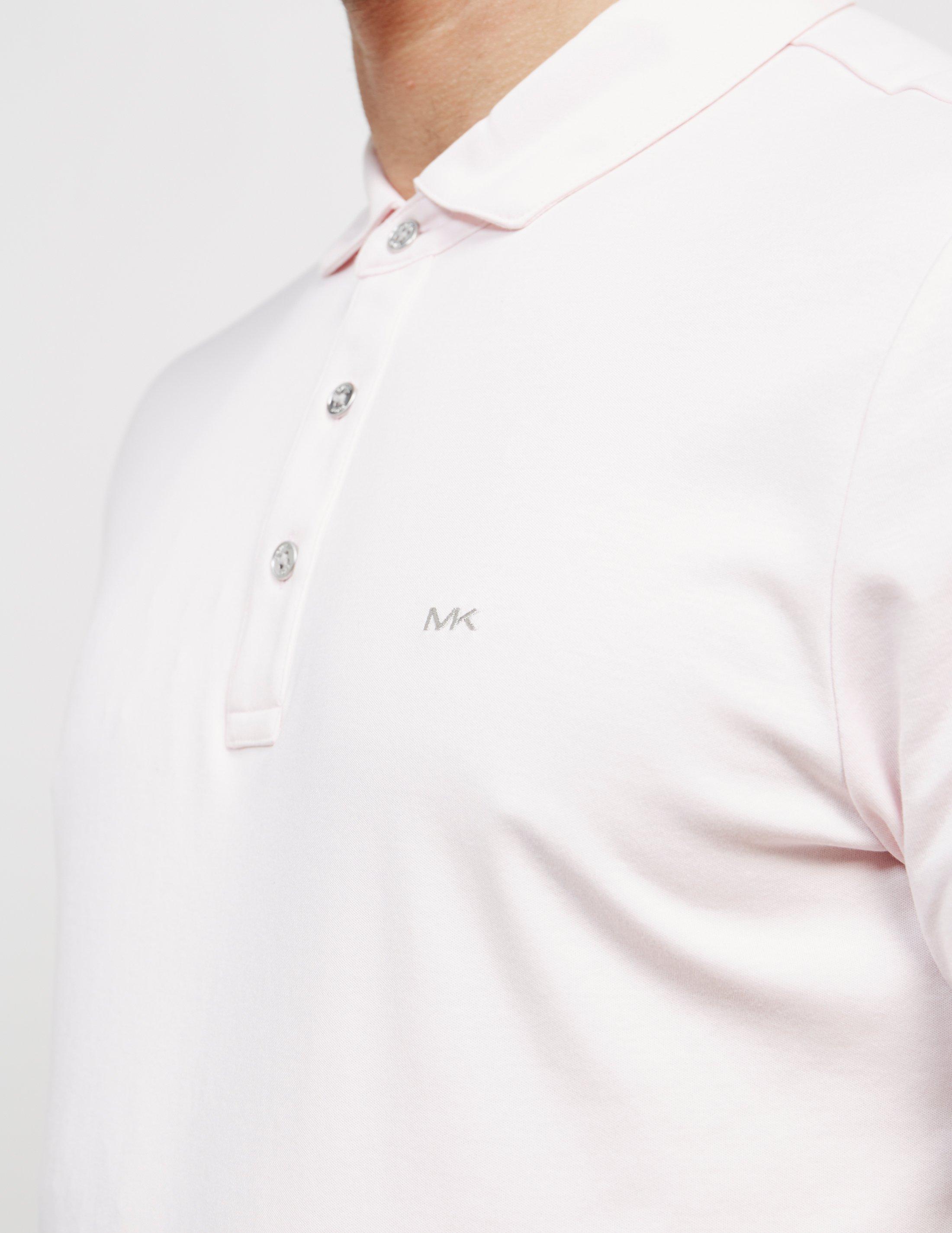 michael kors polo mens pink