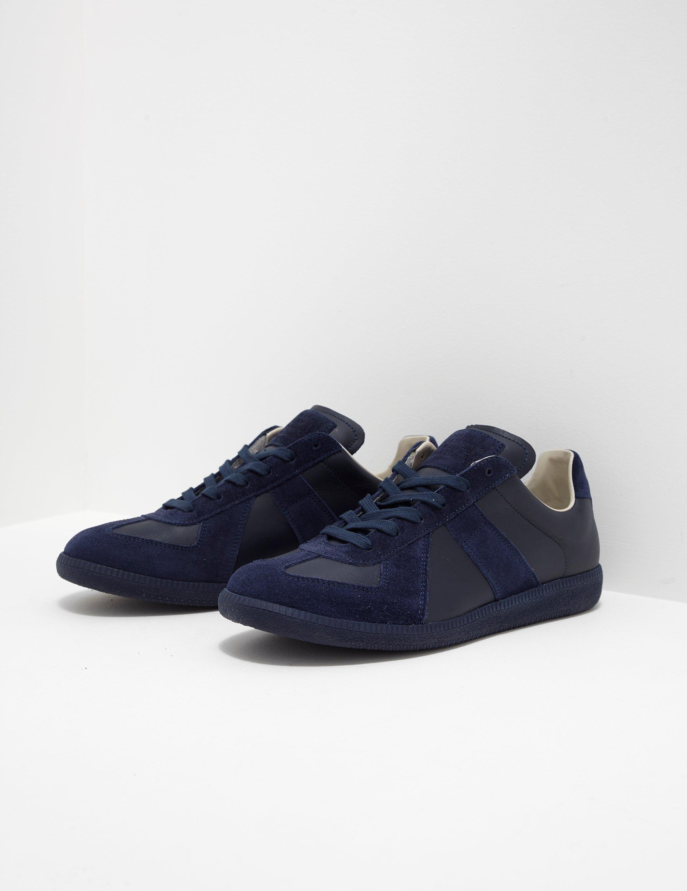 maison margiela shoes blue