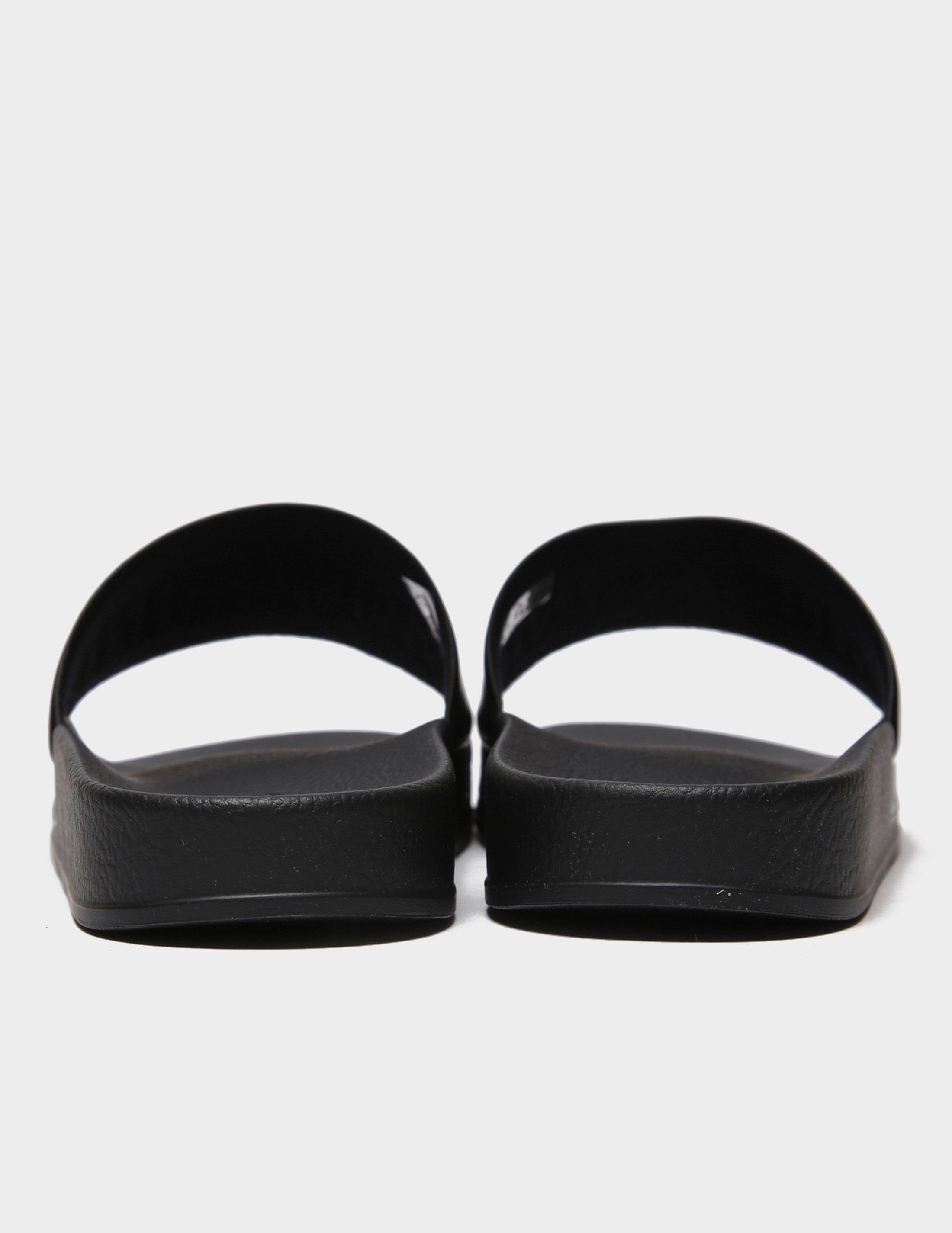 Moschino Synthetic Logo Slides Black for Men - Lyst