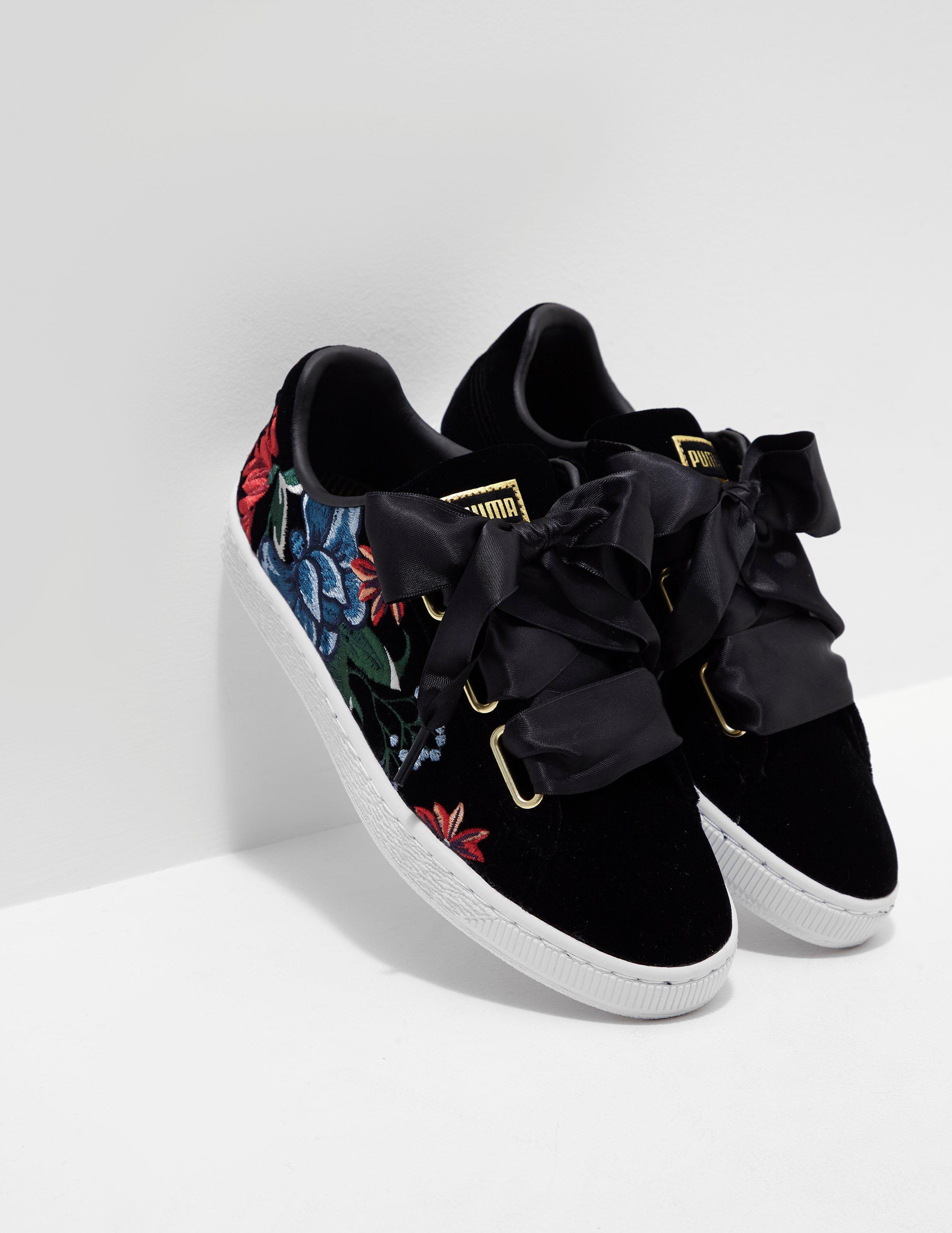 puma platform embroidered