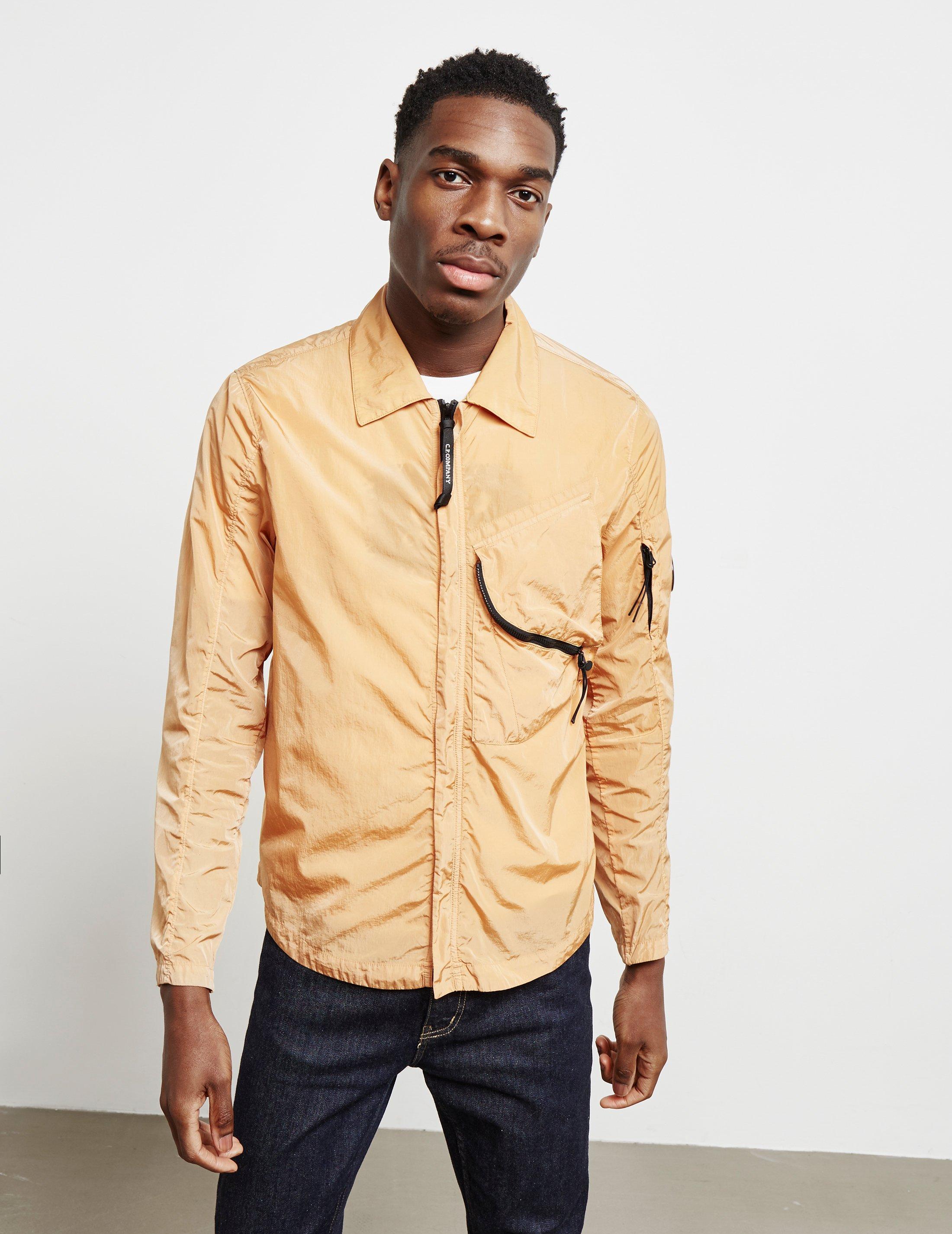 C.P. Company Chrome Overshirt Peach in 