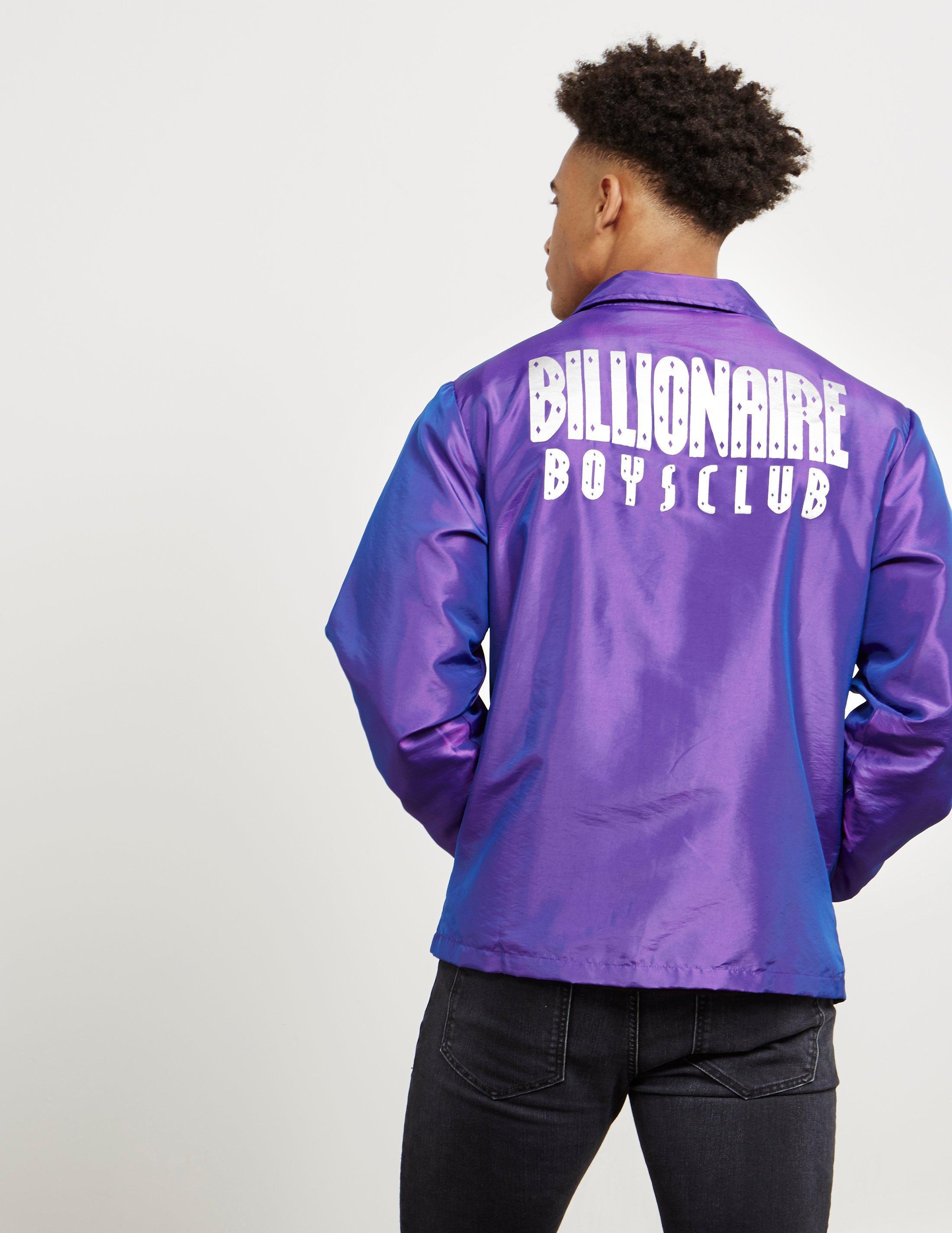 iridescent purple jacket