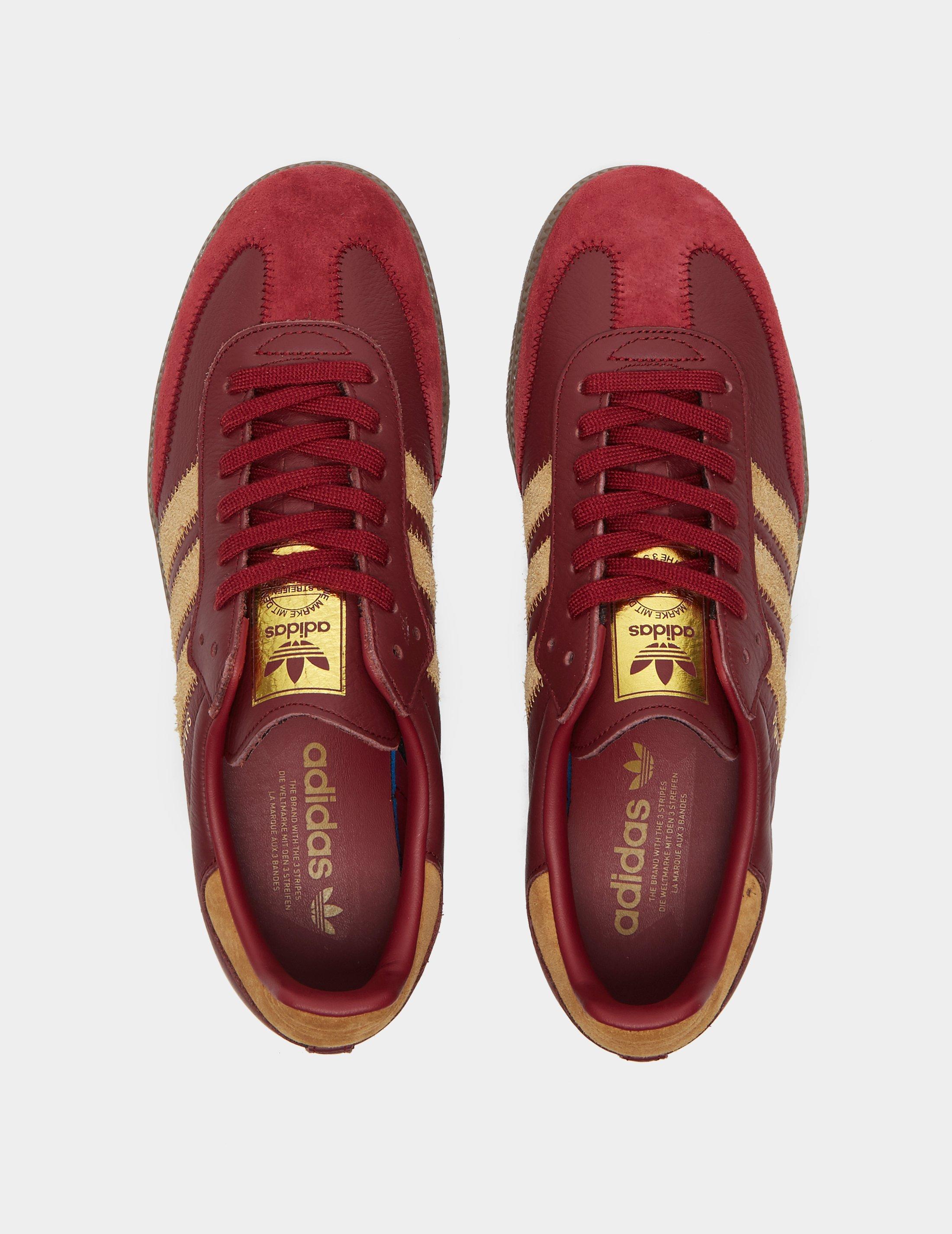 adidas Originals Samba Og Burgundy/beige for Men | Lyst