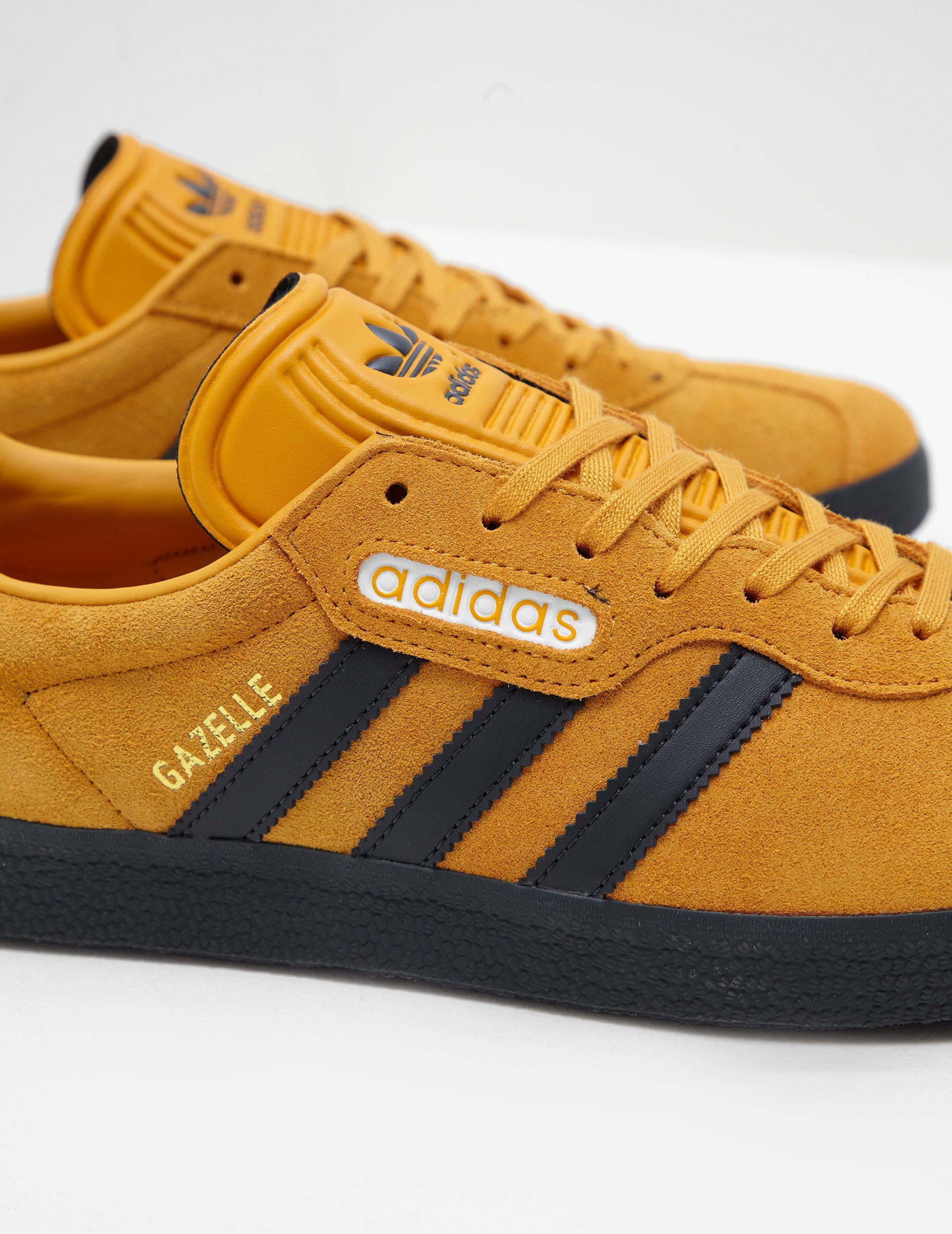 adidas gazelle super black orange