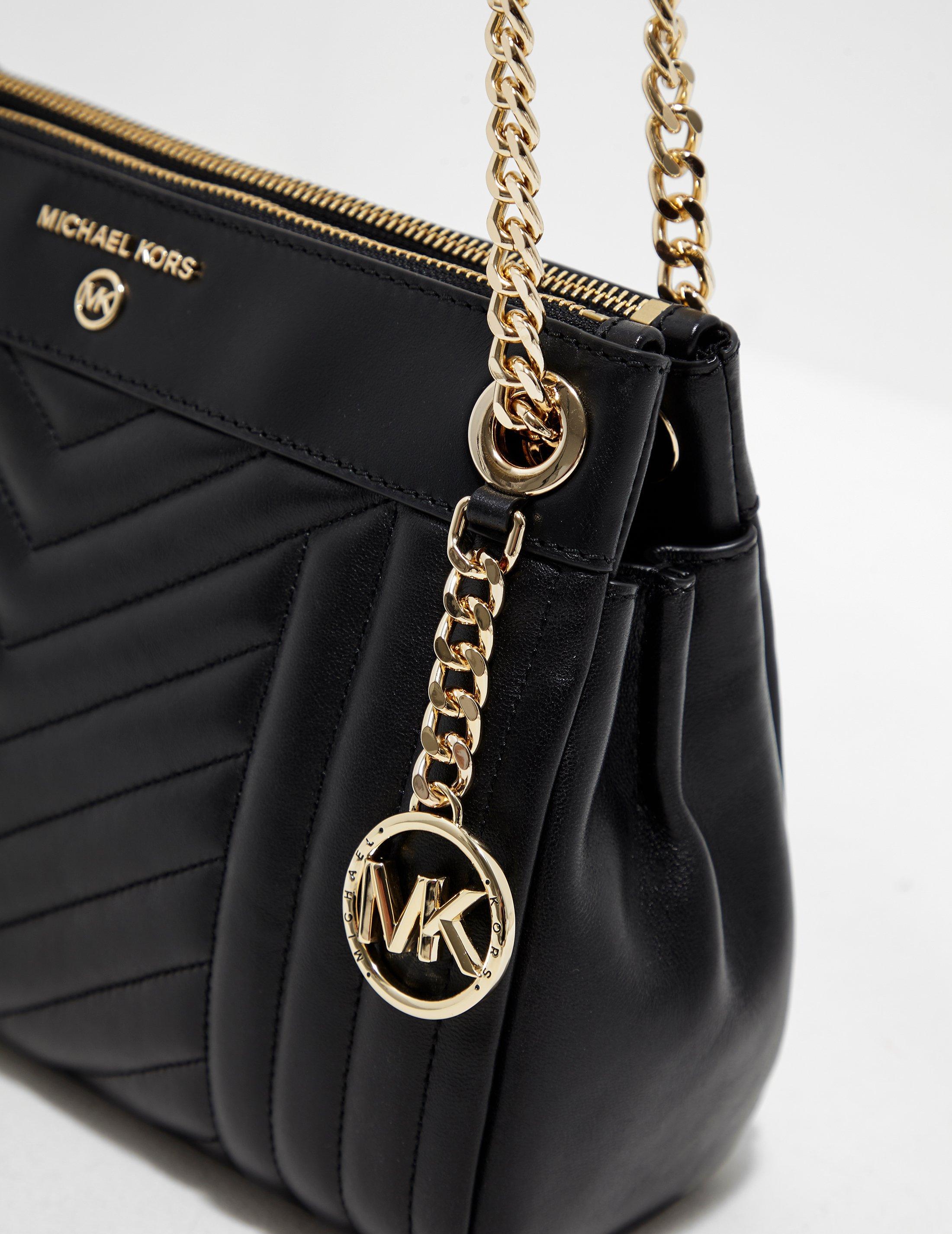 Michael Kors Leather Susan Small Shoulder Bag Black Lyst