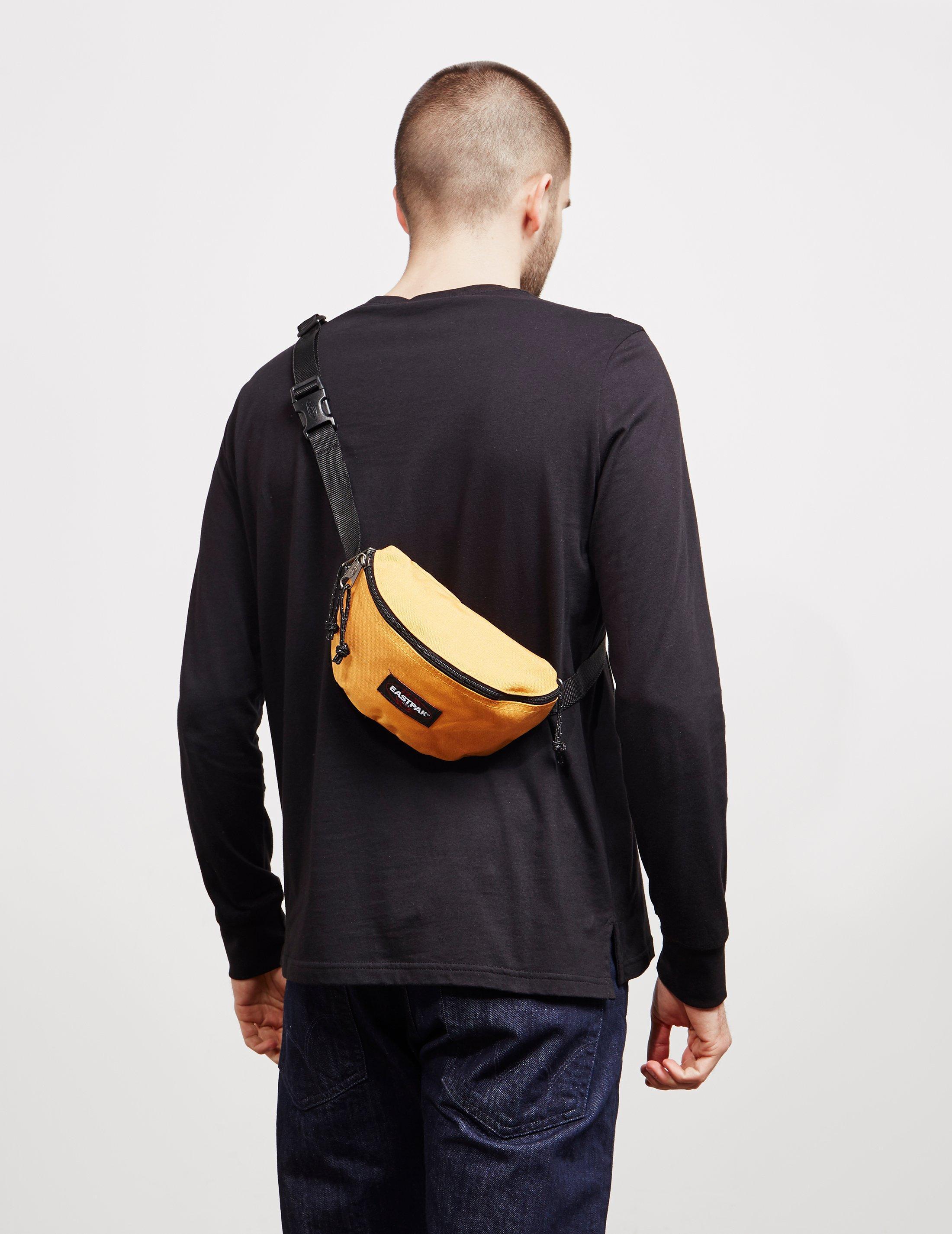 yellow eastpak bum bag